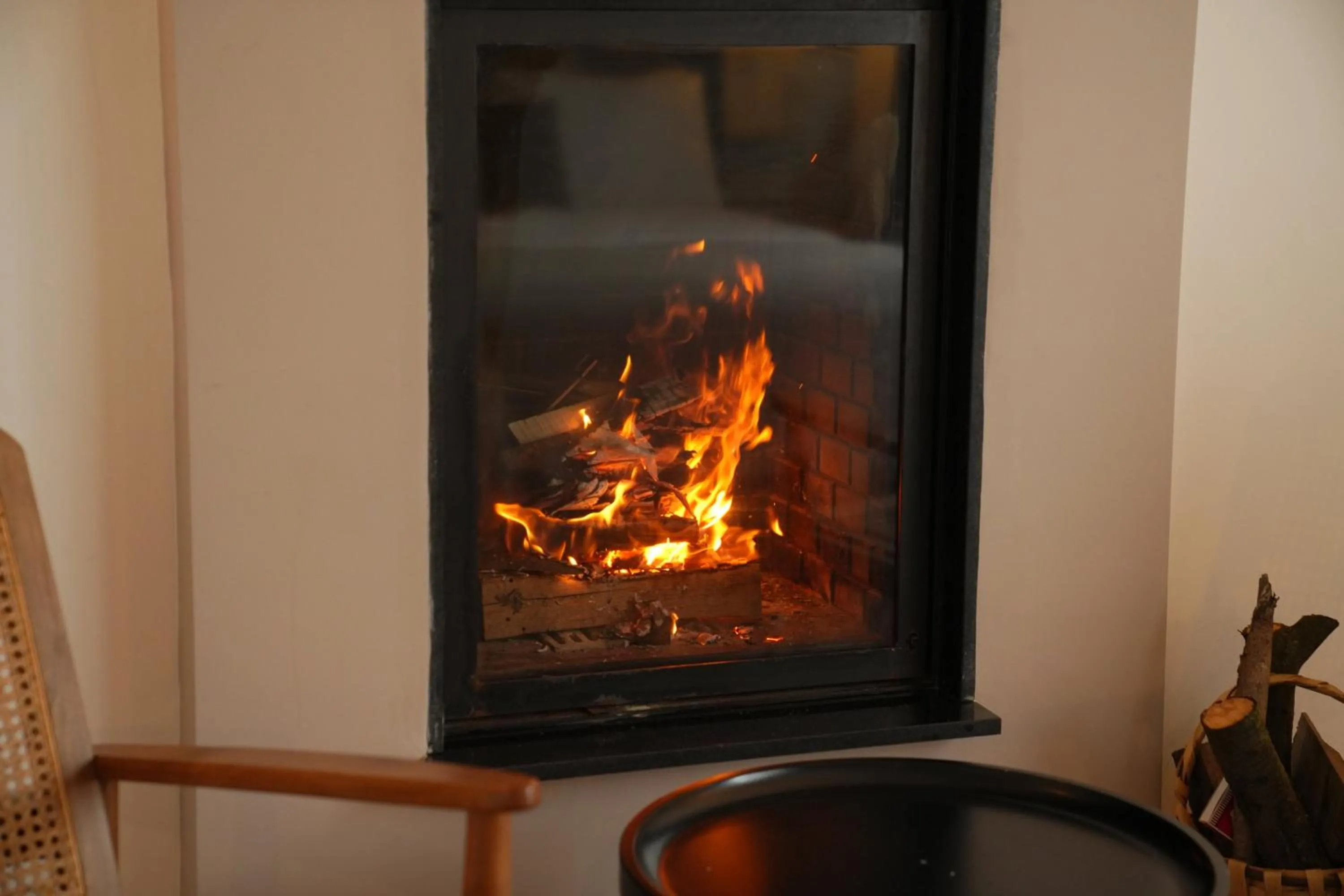 fireplace in Cevizdibi Hotel