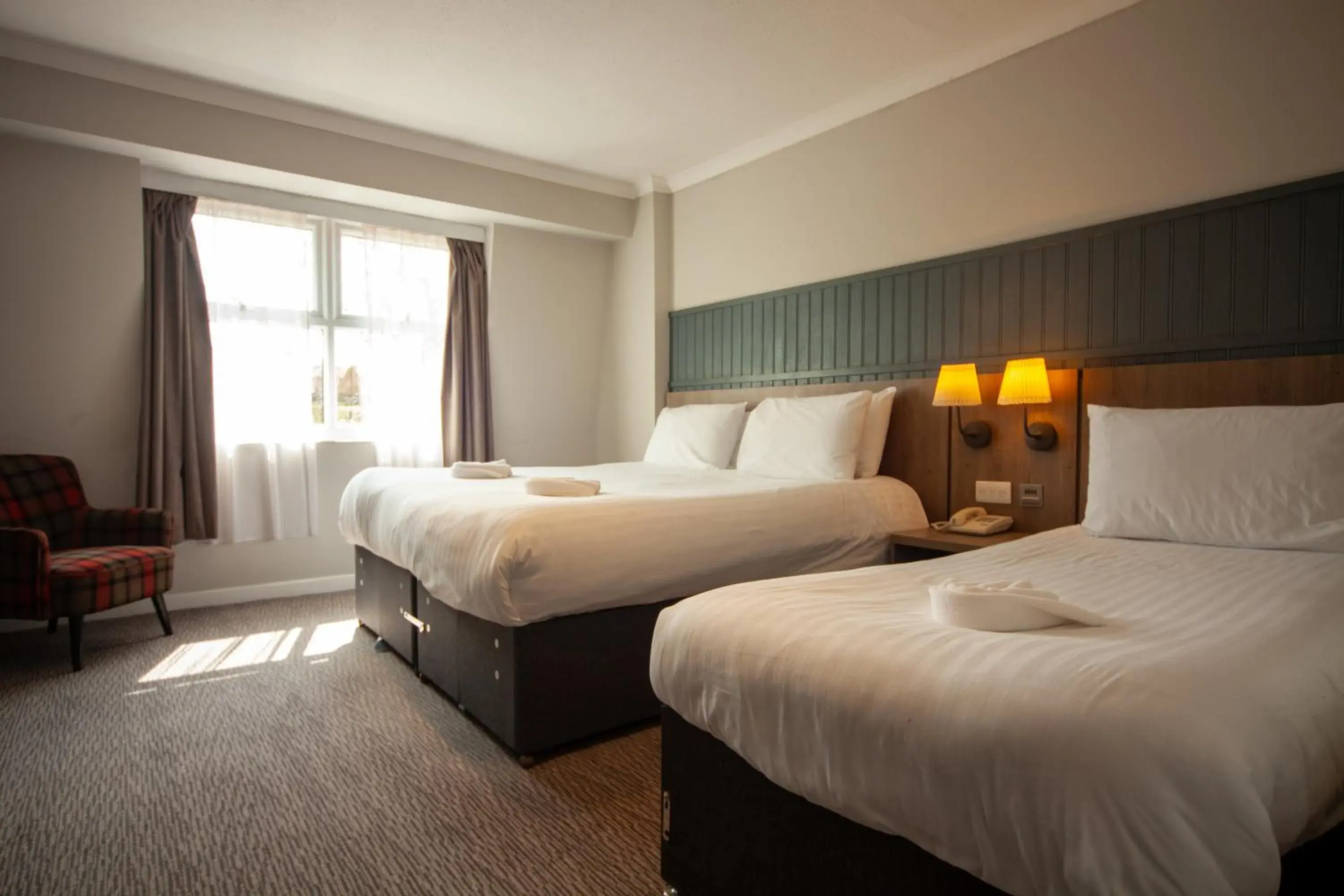 Bedroom, Bed in Highfield Hotel Bedroom, Bed in Highfield Hotel