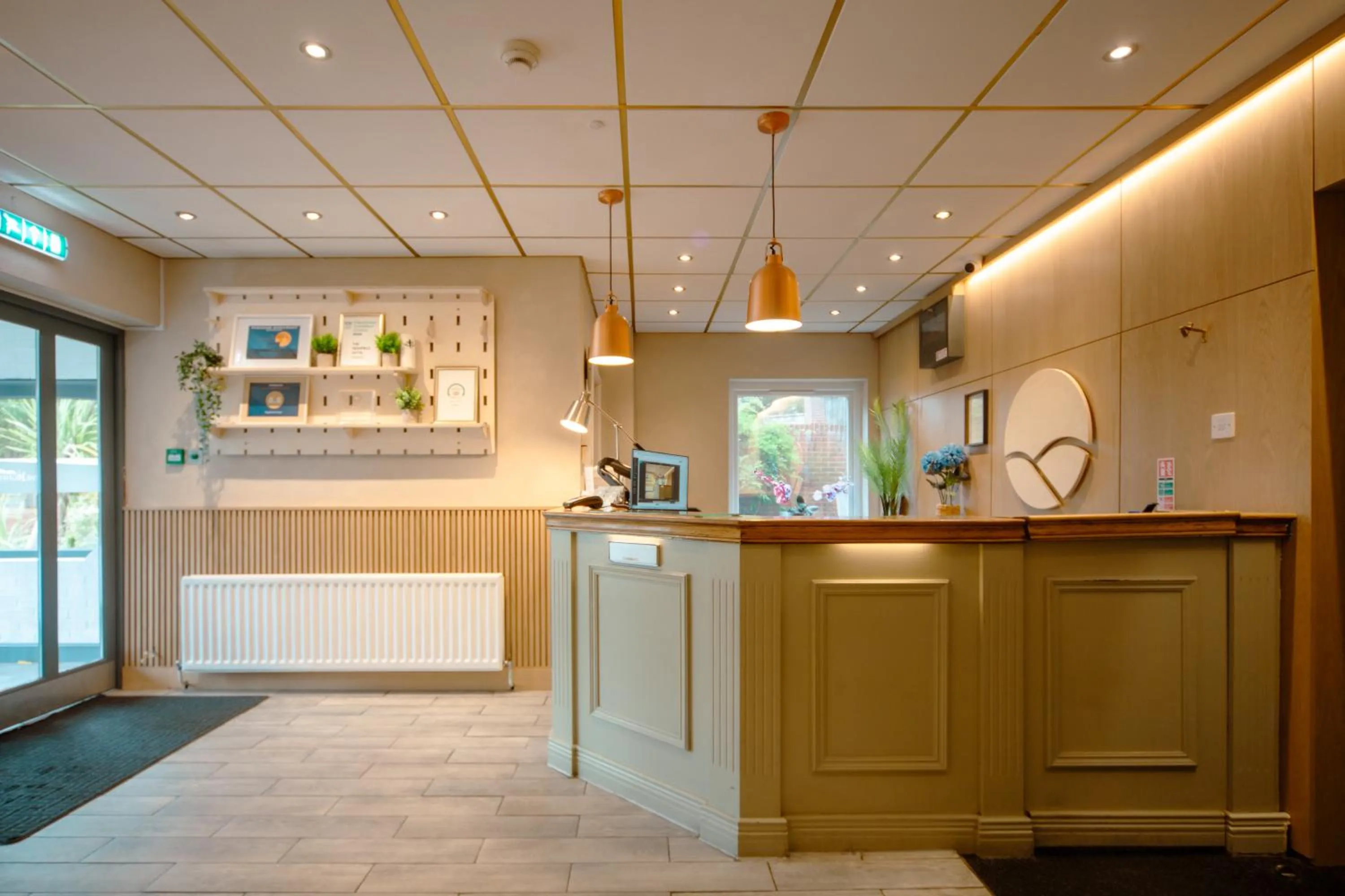 Text overlay in Highfield Hotel