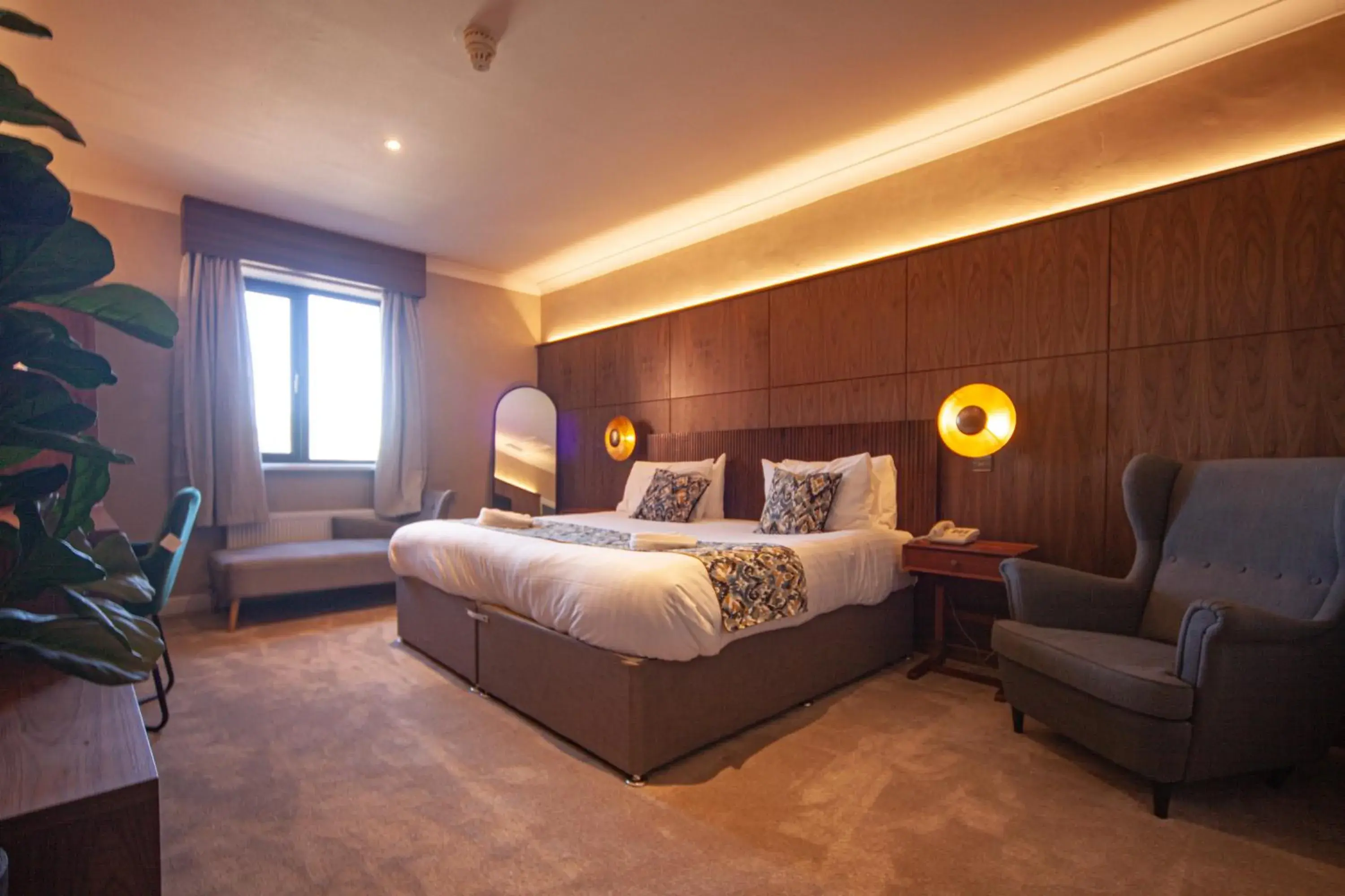 Bedroom, Bed in Highfield Hotel Bedroom, Bed in Highfield Hotel