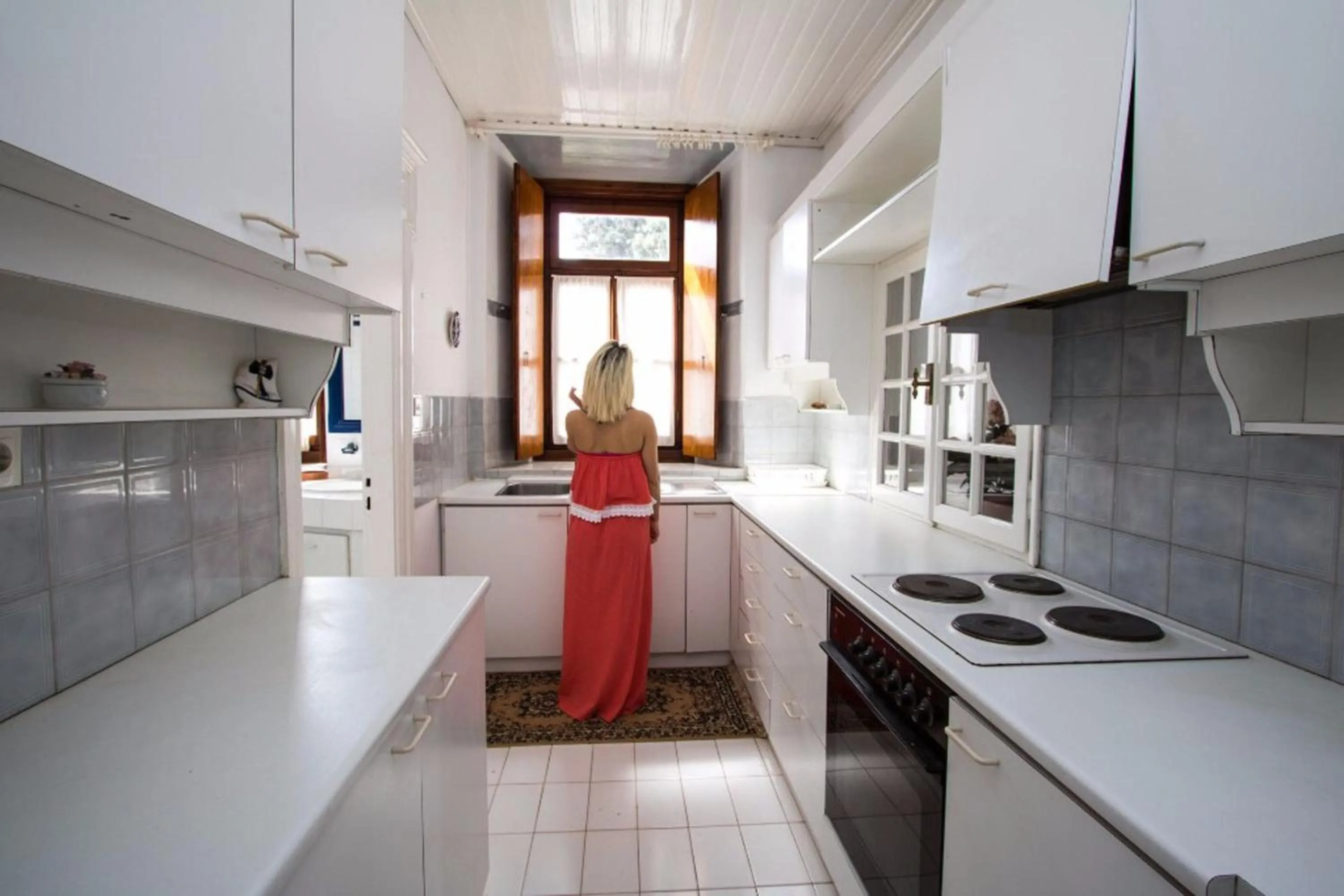 kitchen in Achilleas Pension
