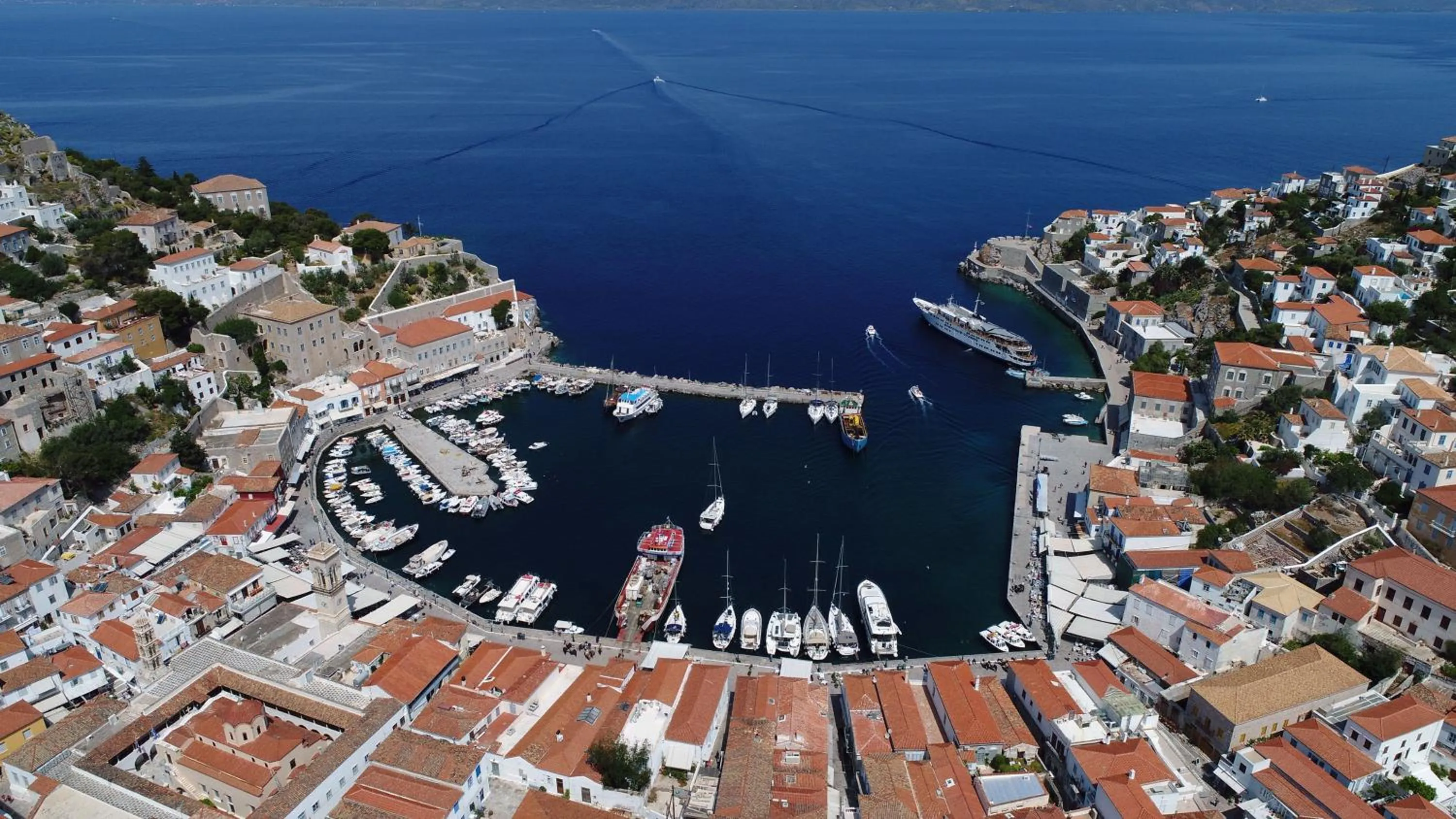 Landmark view in Achilleas Pension