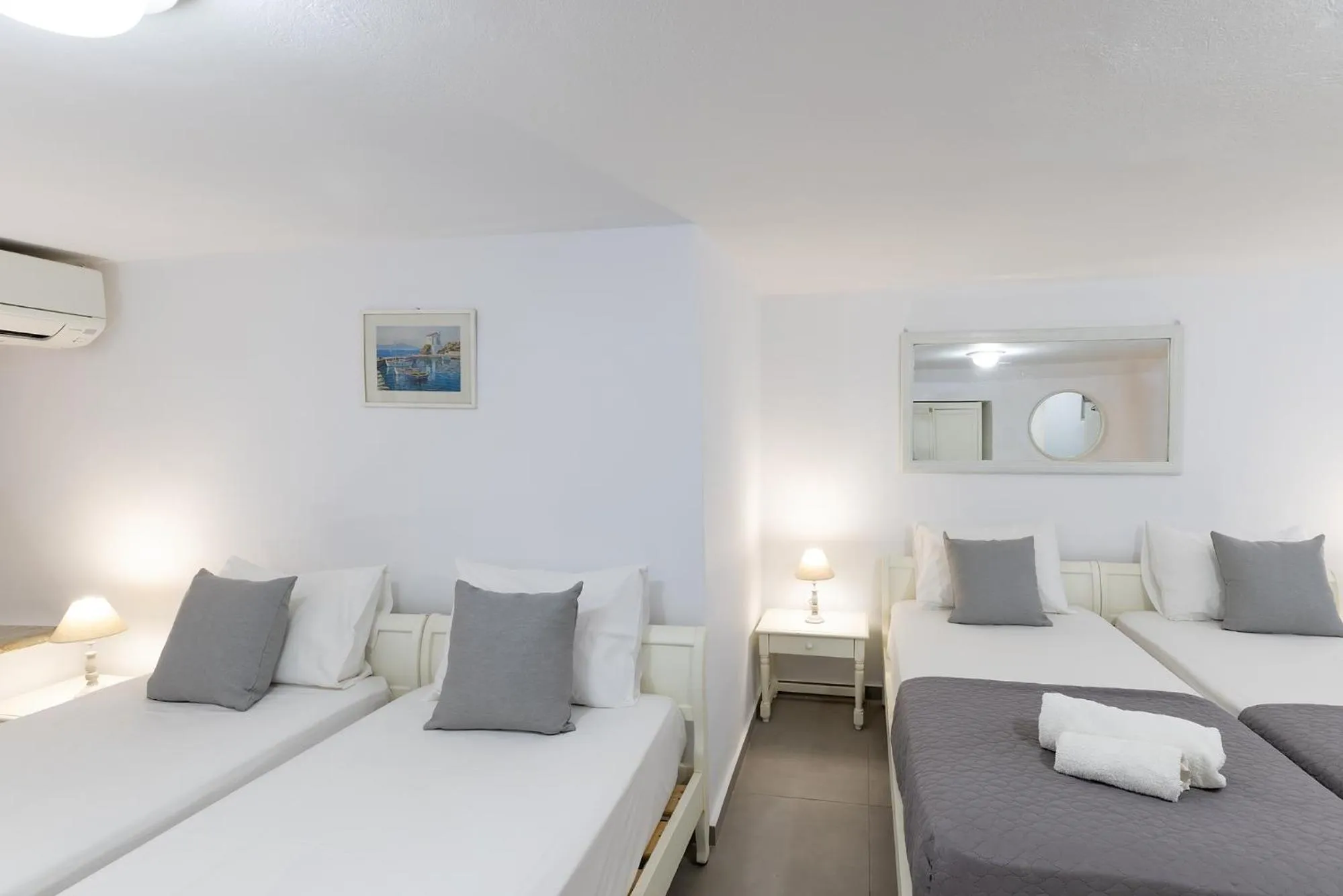 Bed in Achilleas Pension