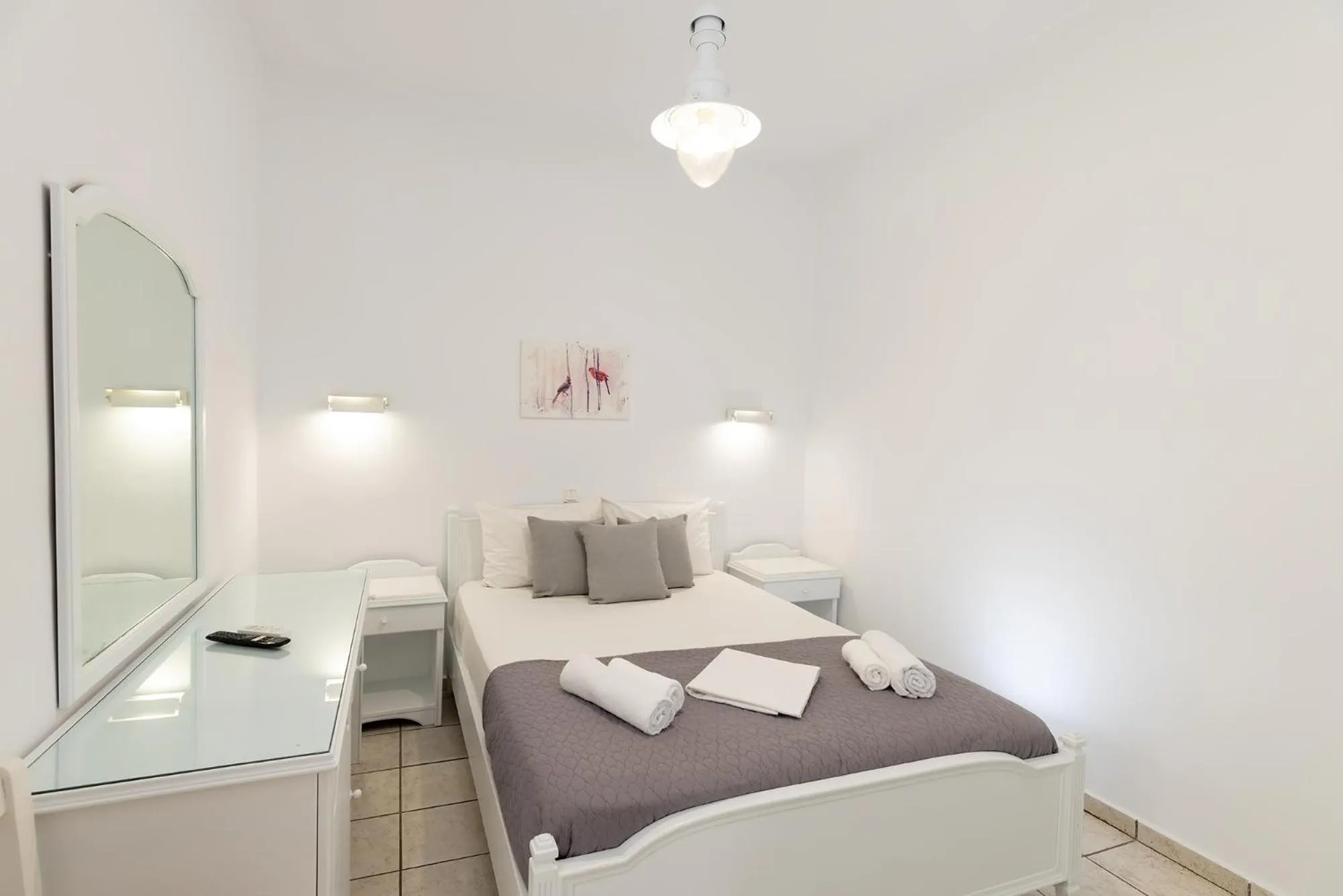 Bed in Achilleas Pension