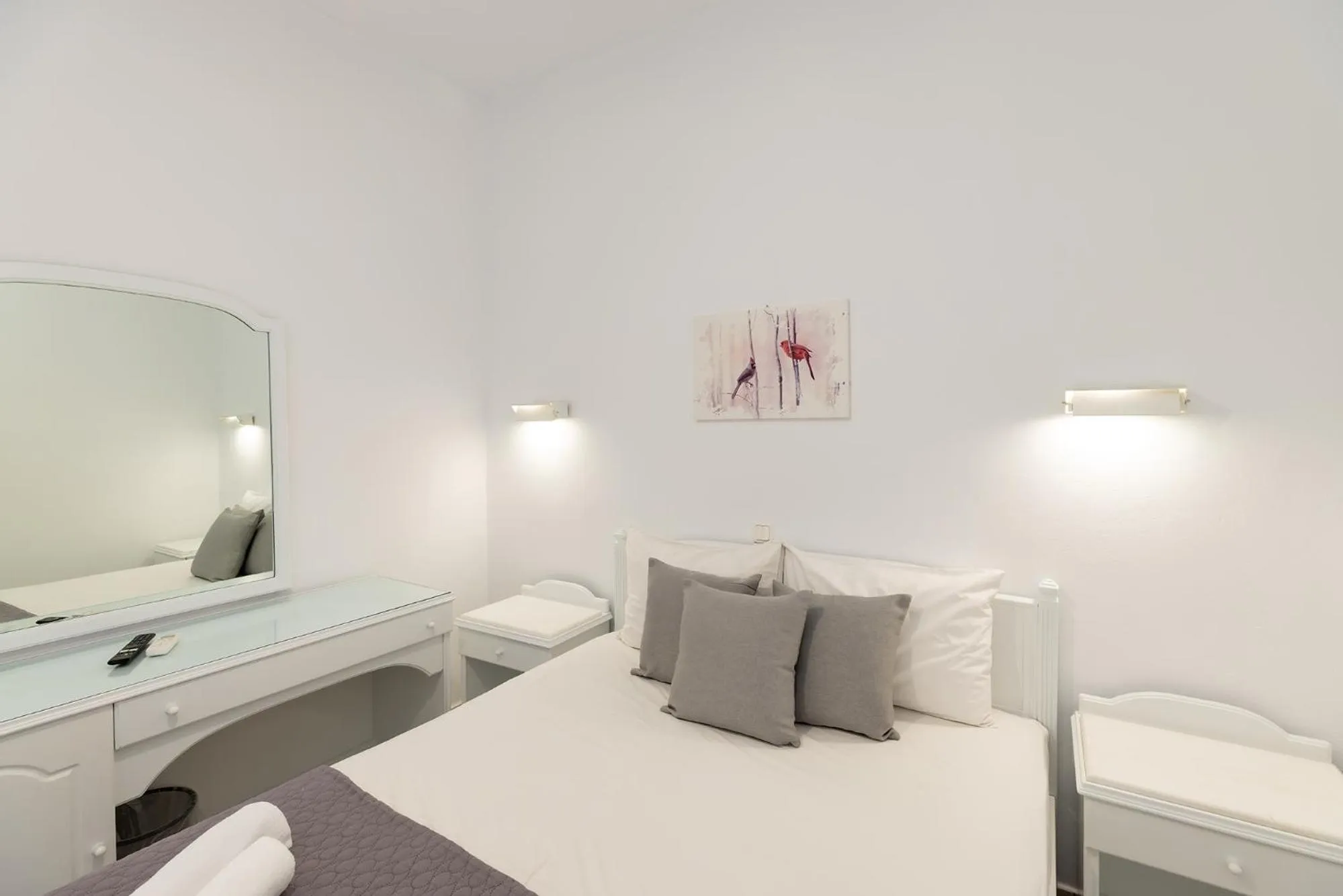 Bedroom, Bed in Achilleas Pension