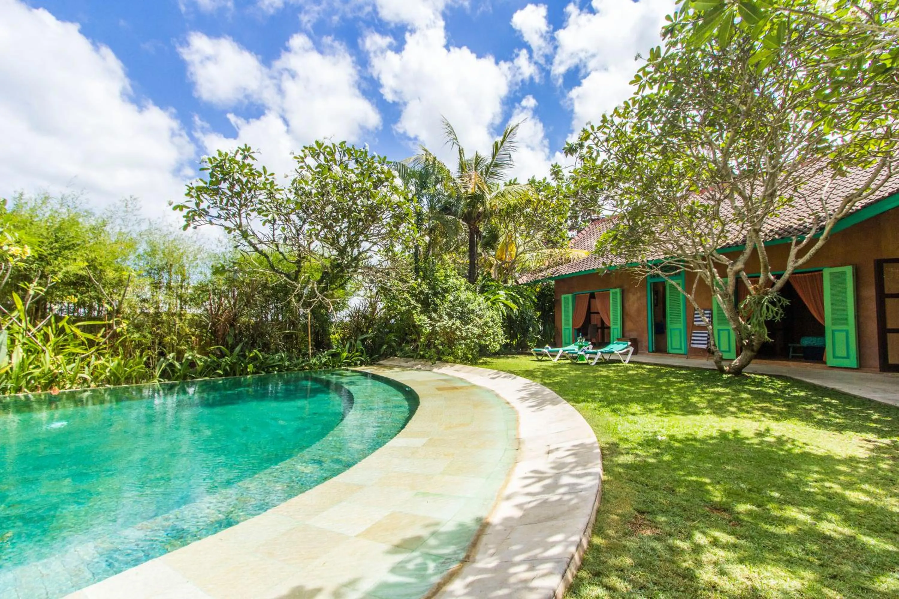 Garden view in Villa Jeruk II 2 Bedrooms Umalas Canggu