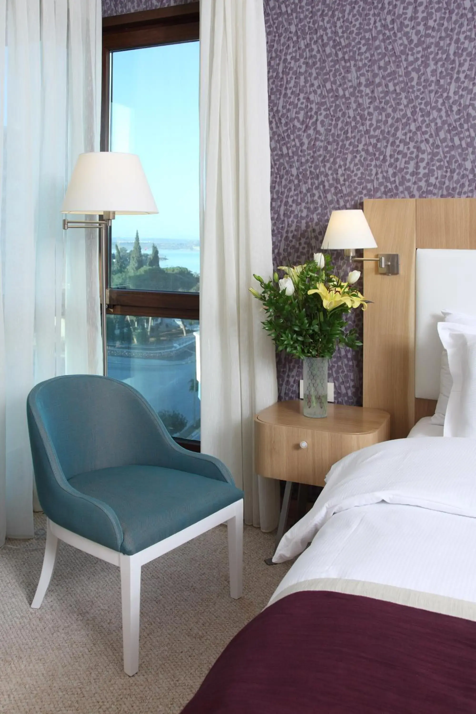 View (from property/room), Bed in Masel Hotel View (from property/room), Bed in Masel Hotel