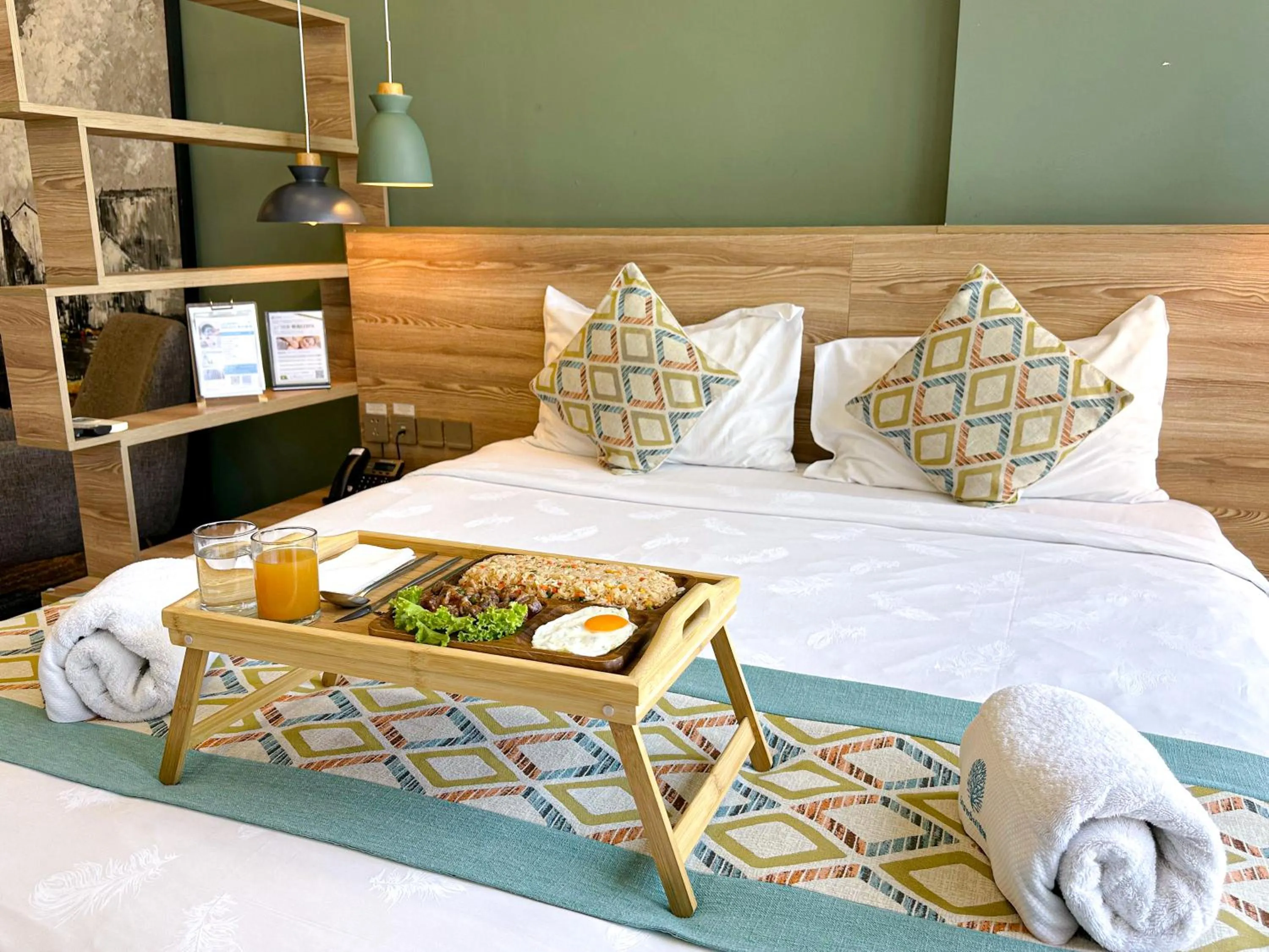 Bed in The Snowbell Hotel