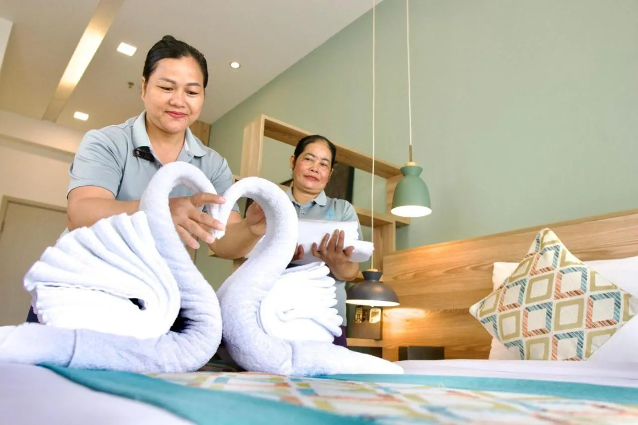 Bed in The Snowbell Hotel