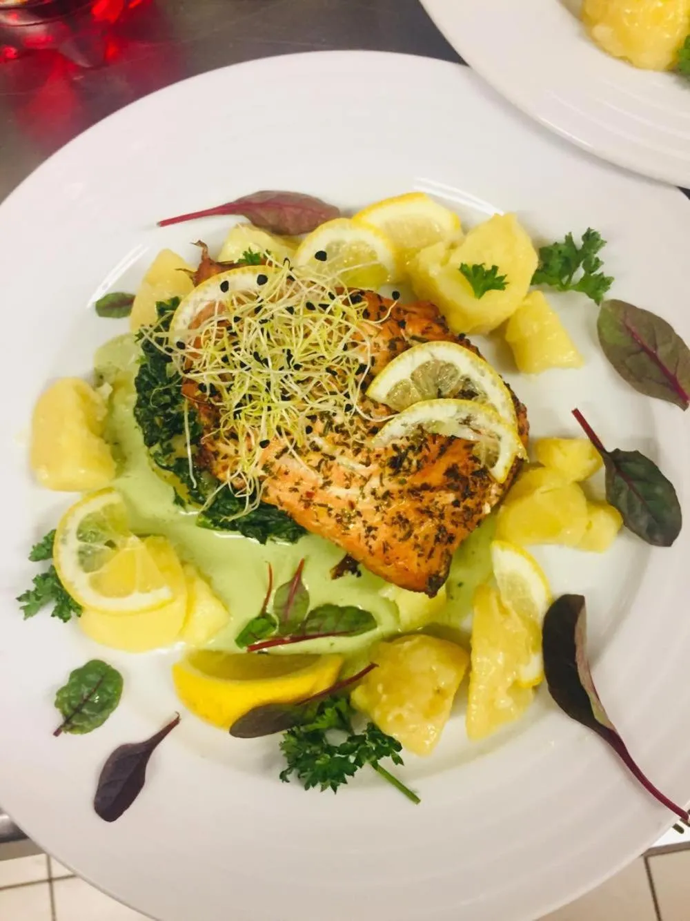 Food close-up in Hotel La Rosa