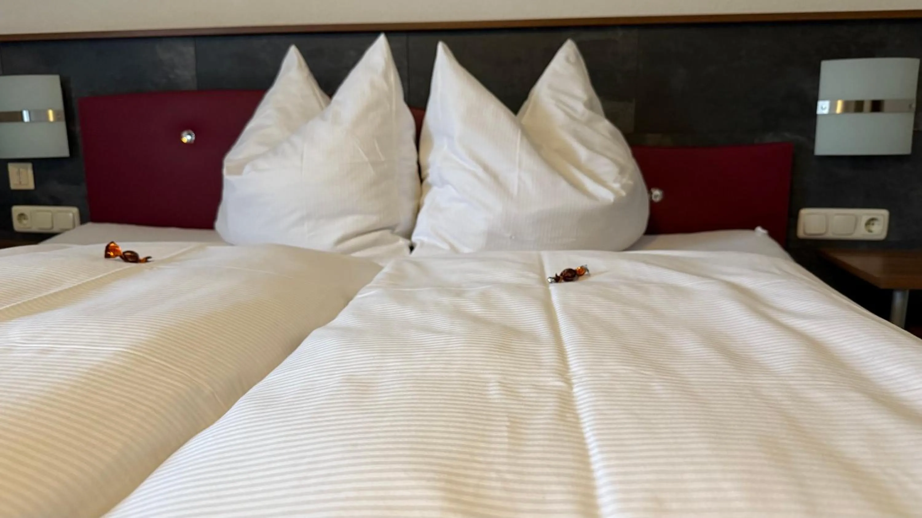 Bed in Hotel Dorfgasthof Schlösslstube