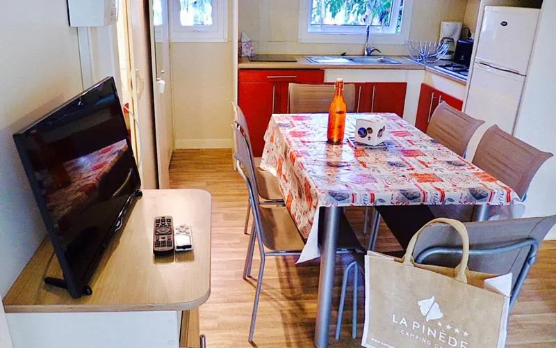 Living room in Camping La Pinède