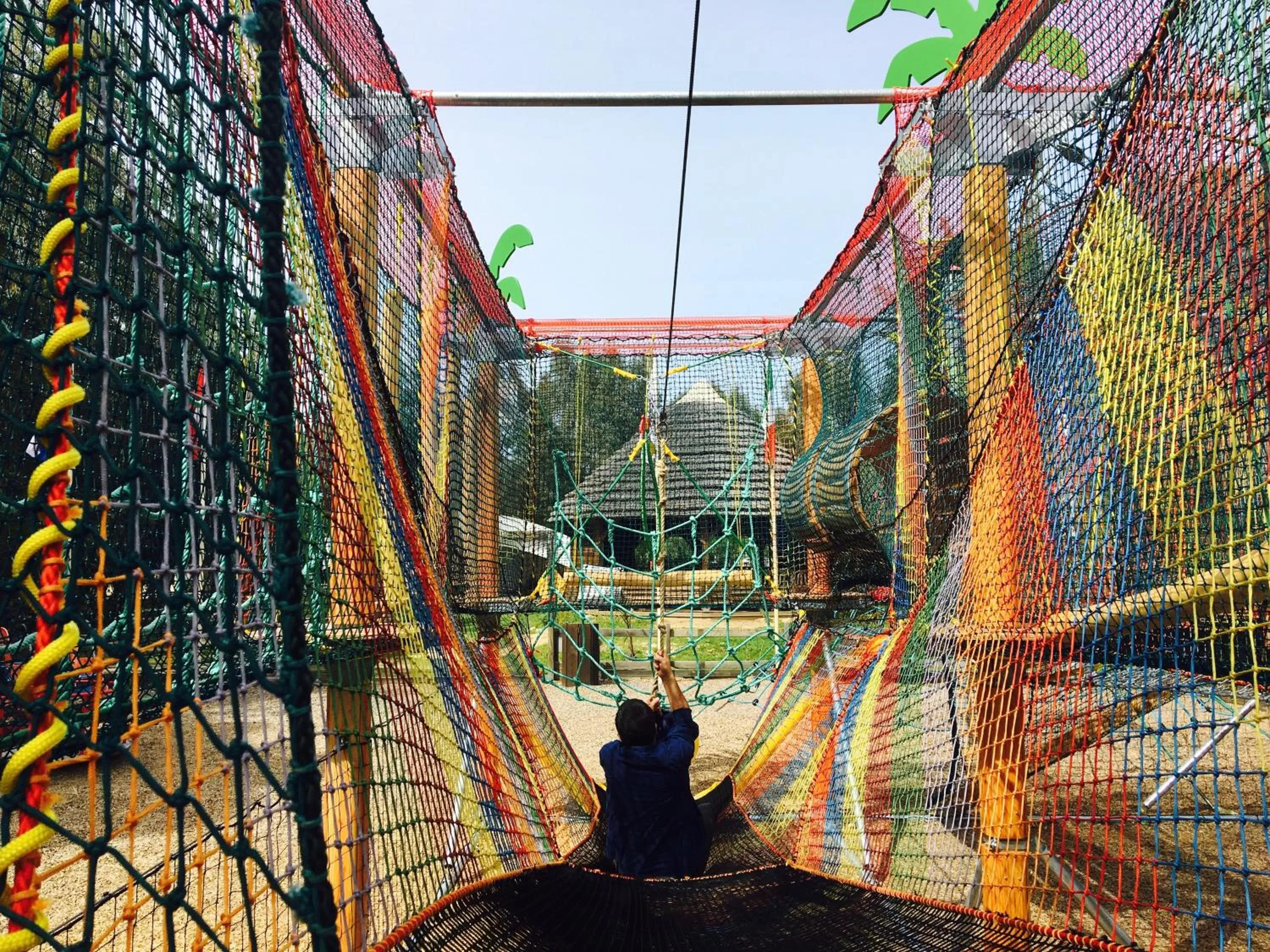Children play ground in Camping La Pinède