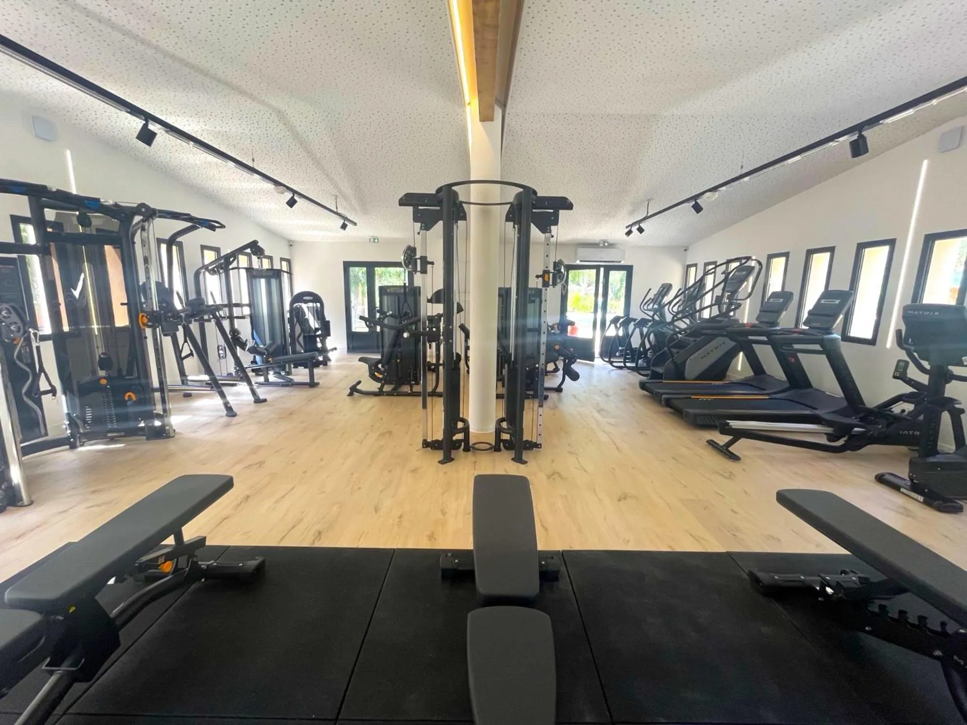 Fitness centre/facilities in Camping La Pinède