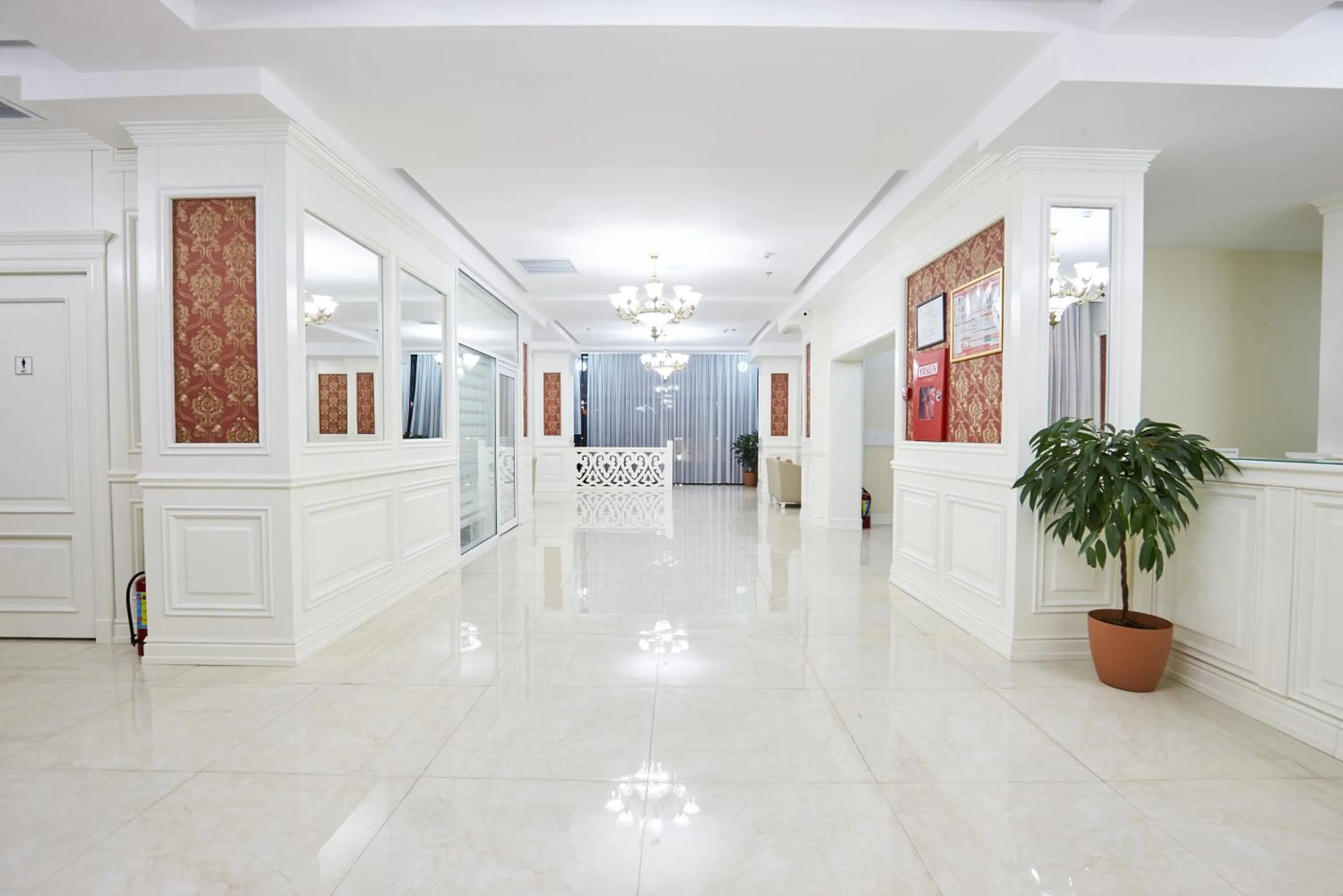 Lobby or reception in NOBEL Hotel