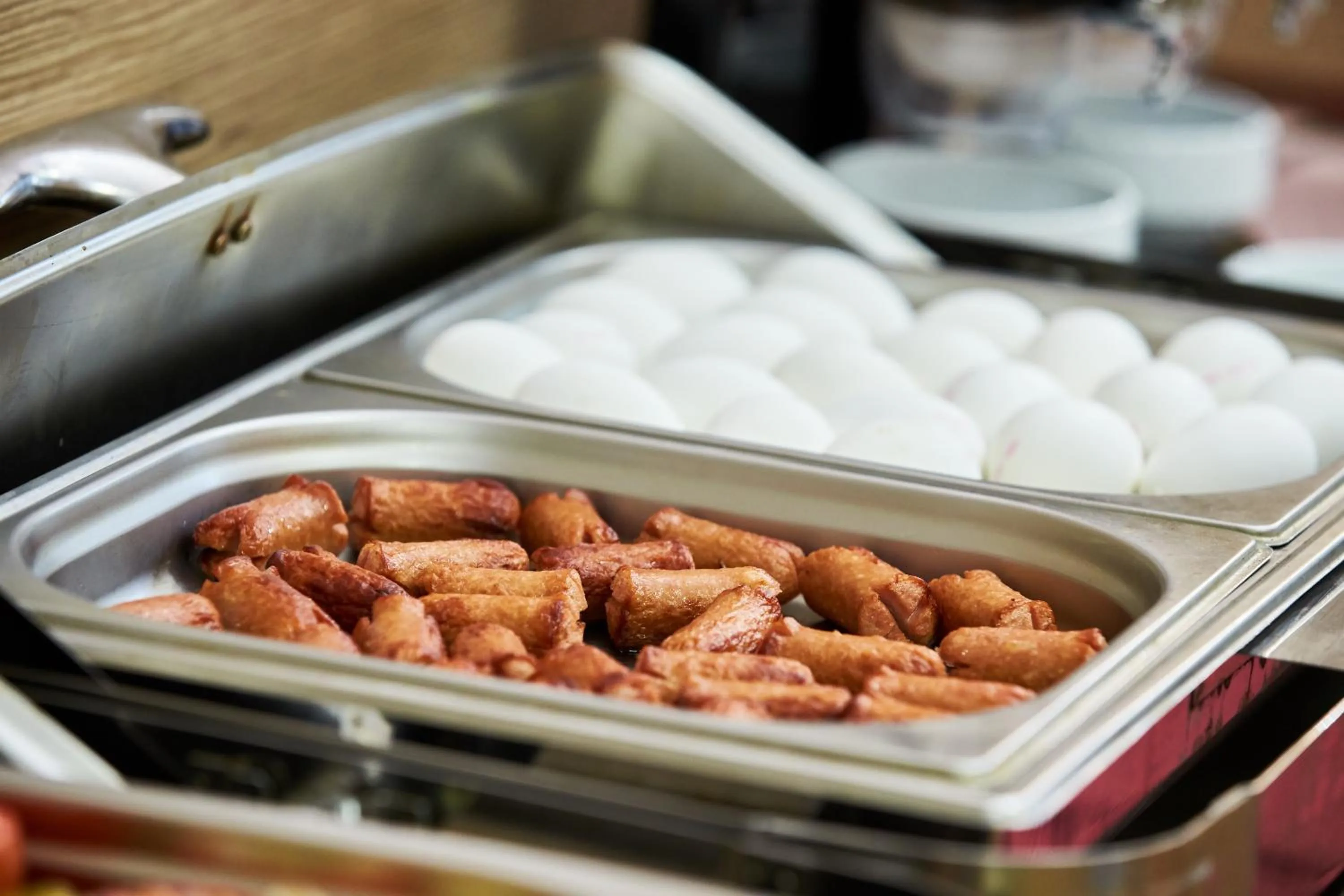 American breakfast in NOBEL Hotel