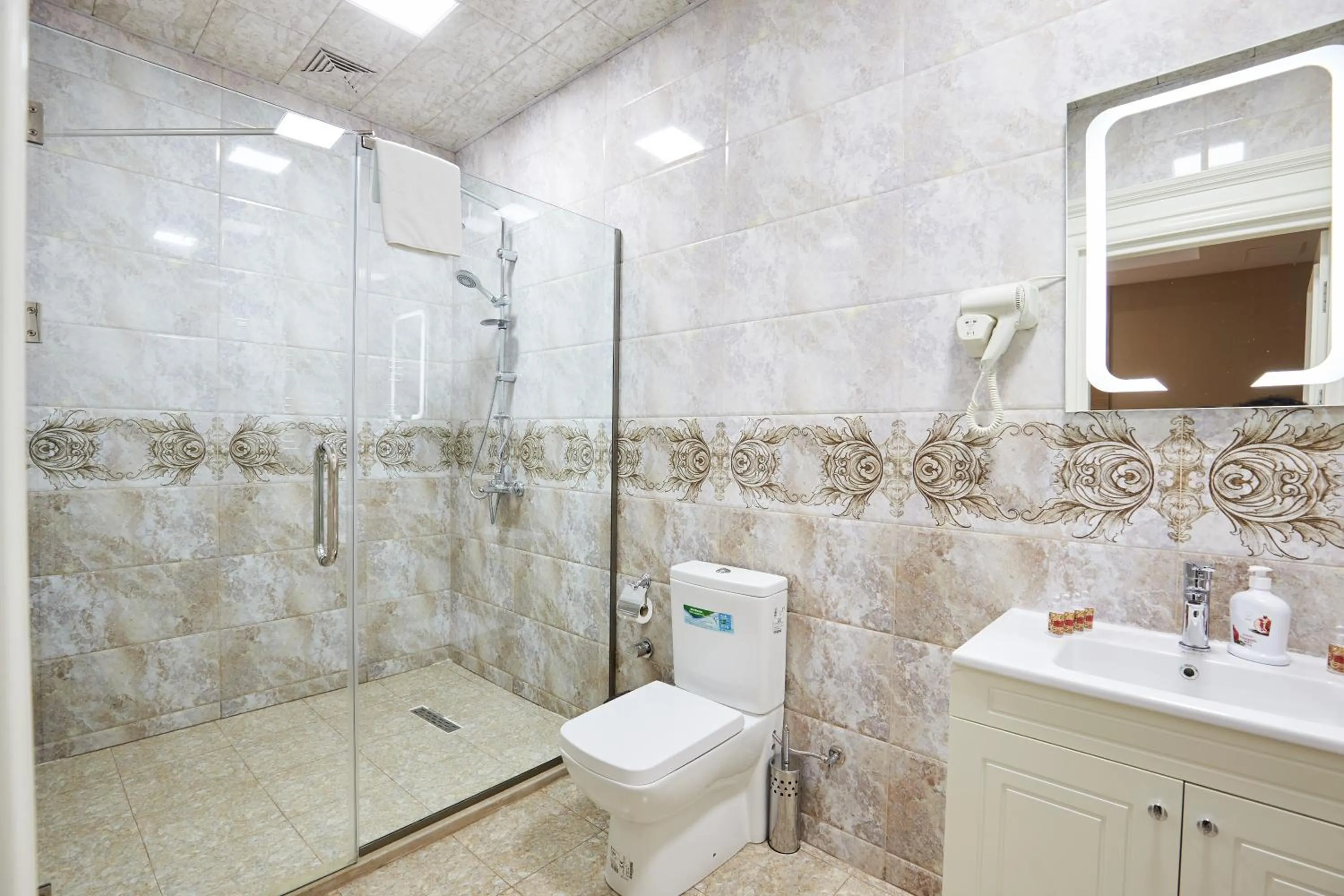 Bathroom in NOBEL Hotel