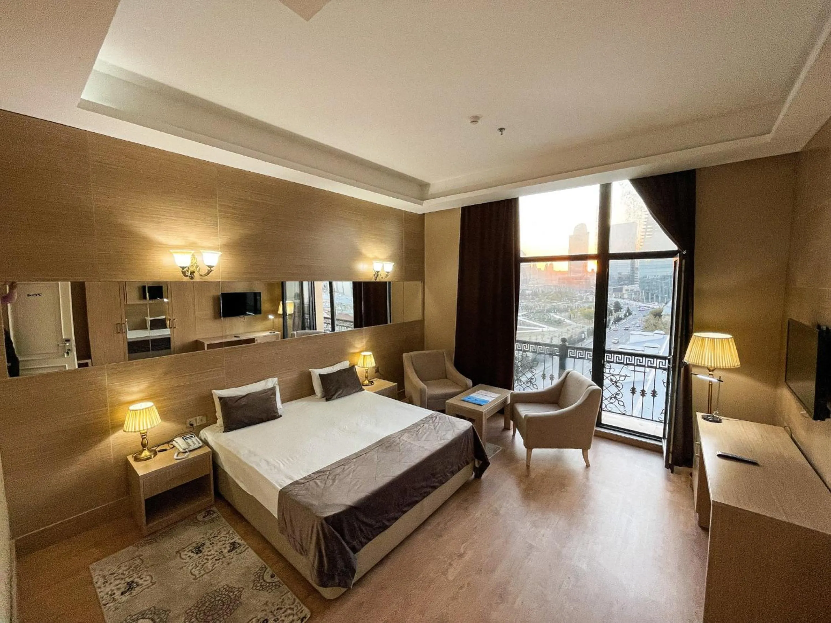 Photo of the whole room, Bed in NOBEL Hotel