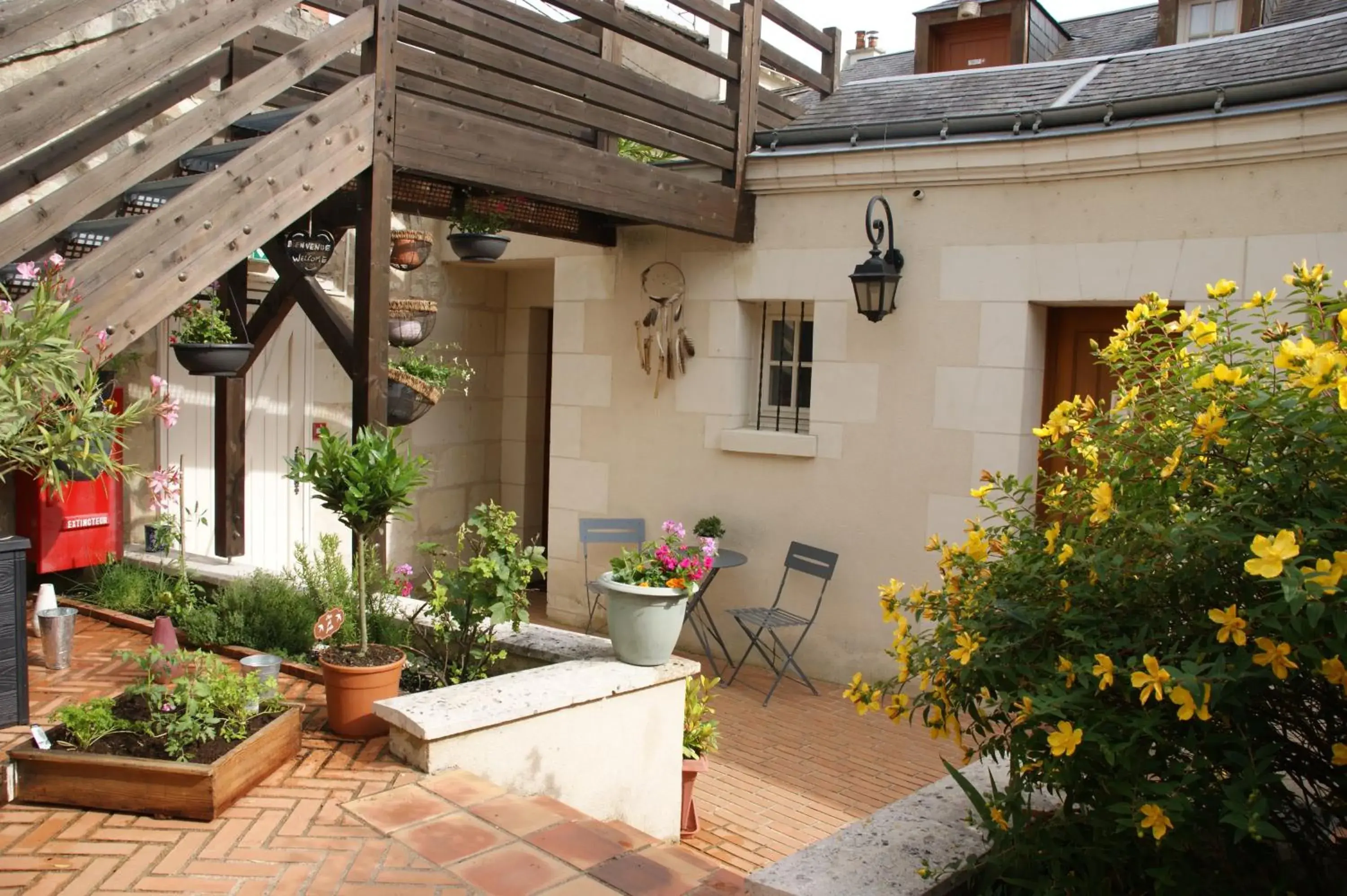 Double Room with Terrace - single occupancy in Gabriel Hotel Chinon Double Room with Terrace - single occupancy in Gabriel Hotel Chinon