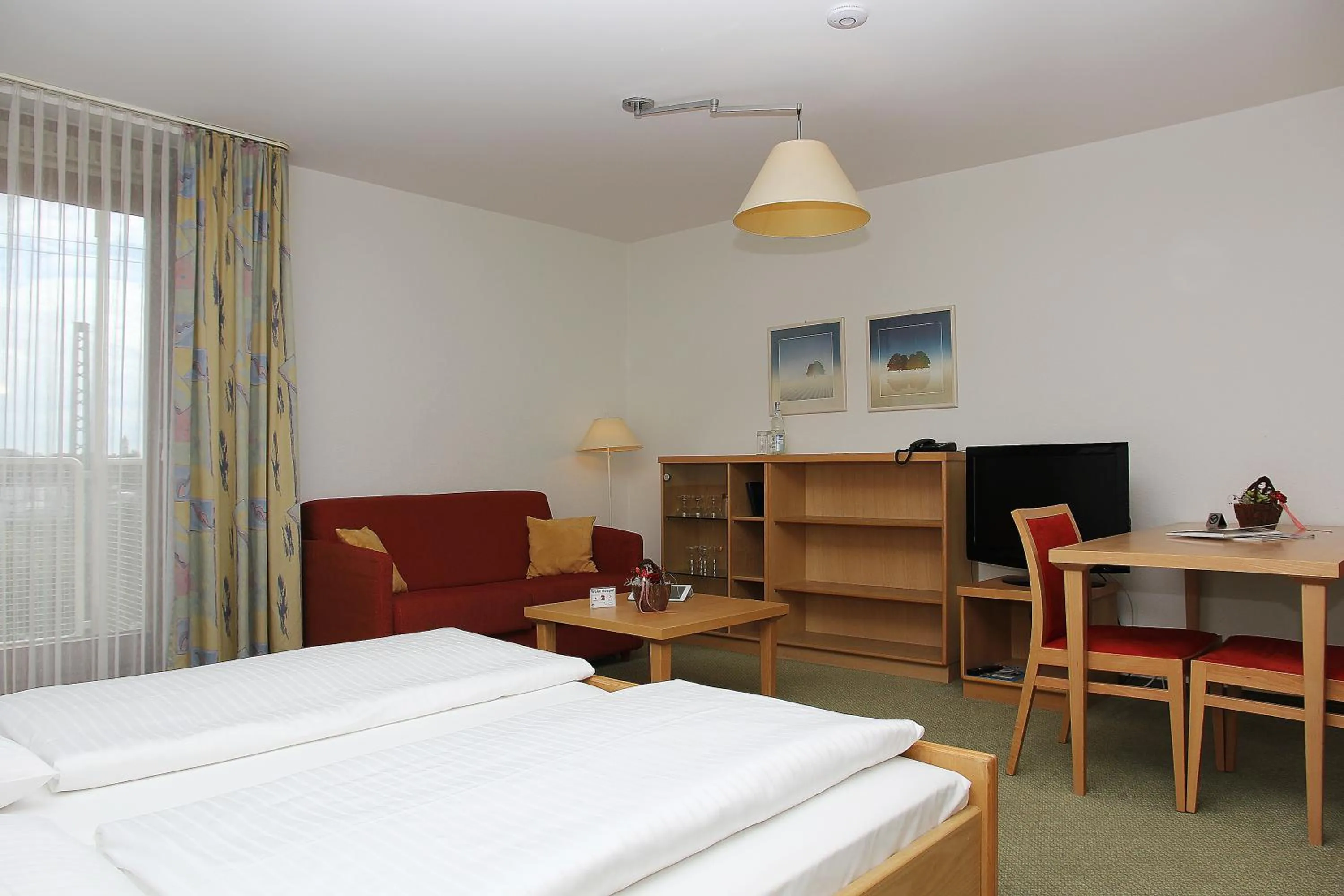 Bed in Hotel Gästehaus Forum am Westkreuz