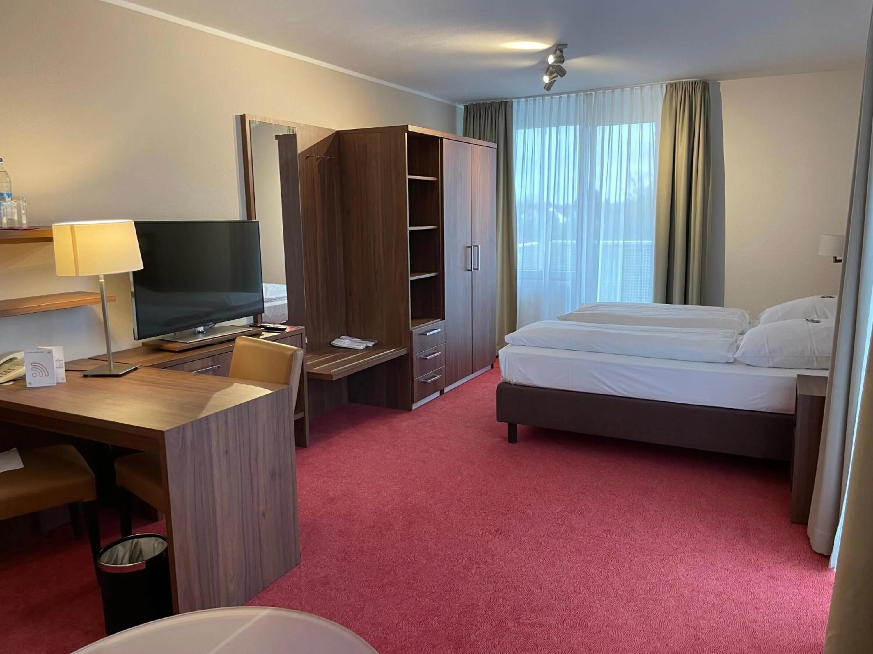 Bed in Hotel Gästehaus Forum am Westkreuz