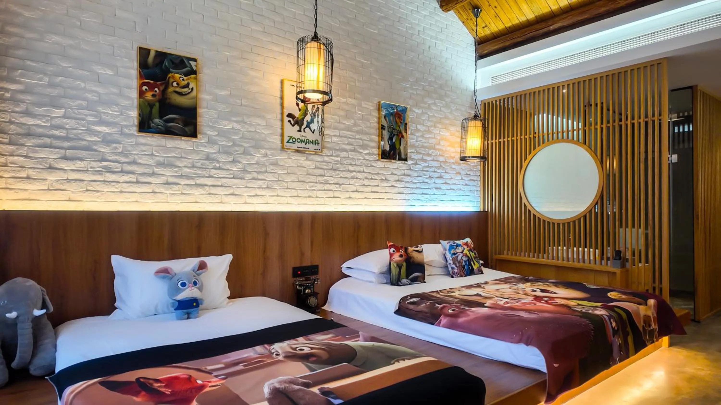 Bed in Lin Yin Art Hotel Shanghai（Pudong airport）