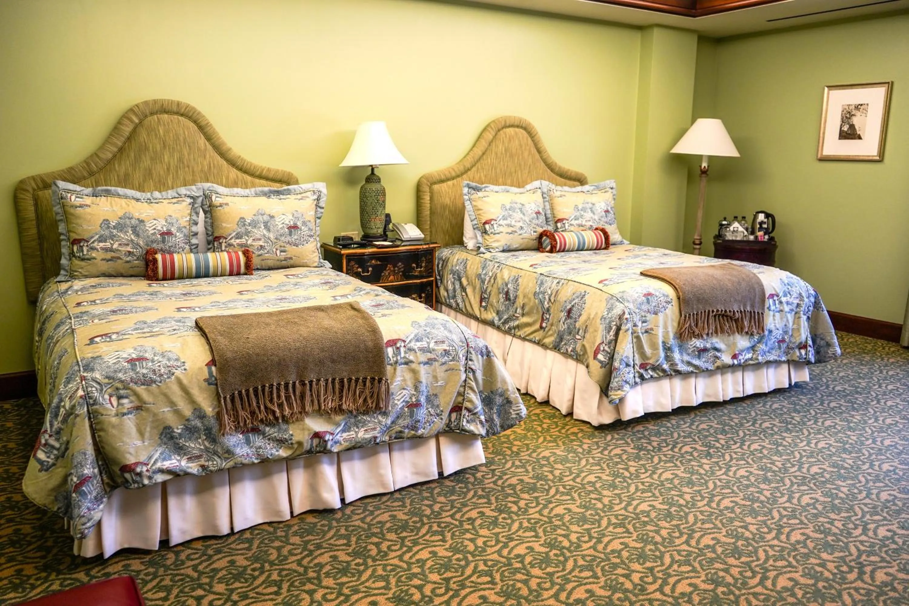 Bed in The Rose Hotel