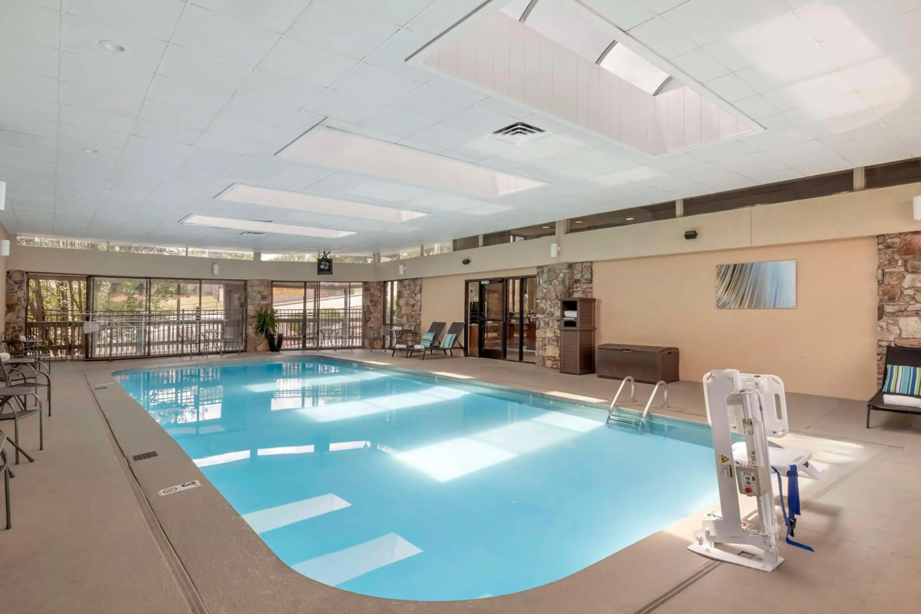 Pool view in Best Western Plus Landing View Inn & Suites Pool view in Best Western Plus Landing View Inn & Suites