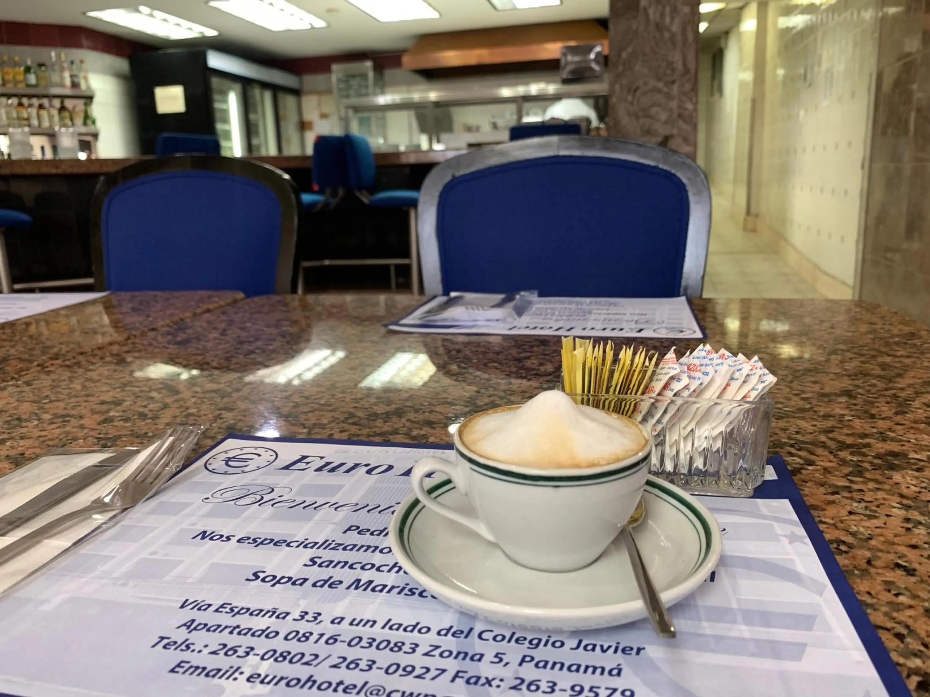 Restaurant/places to eat in Eurohotel