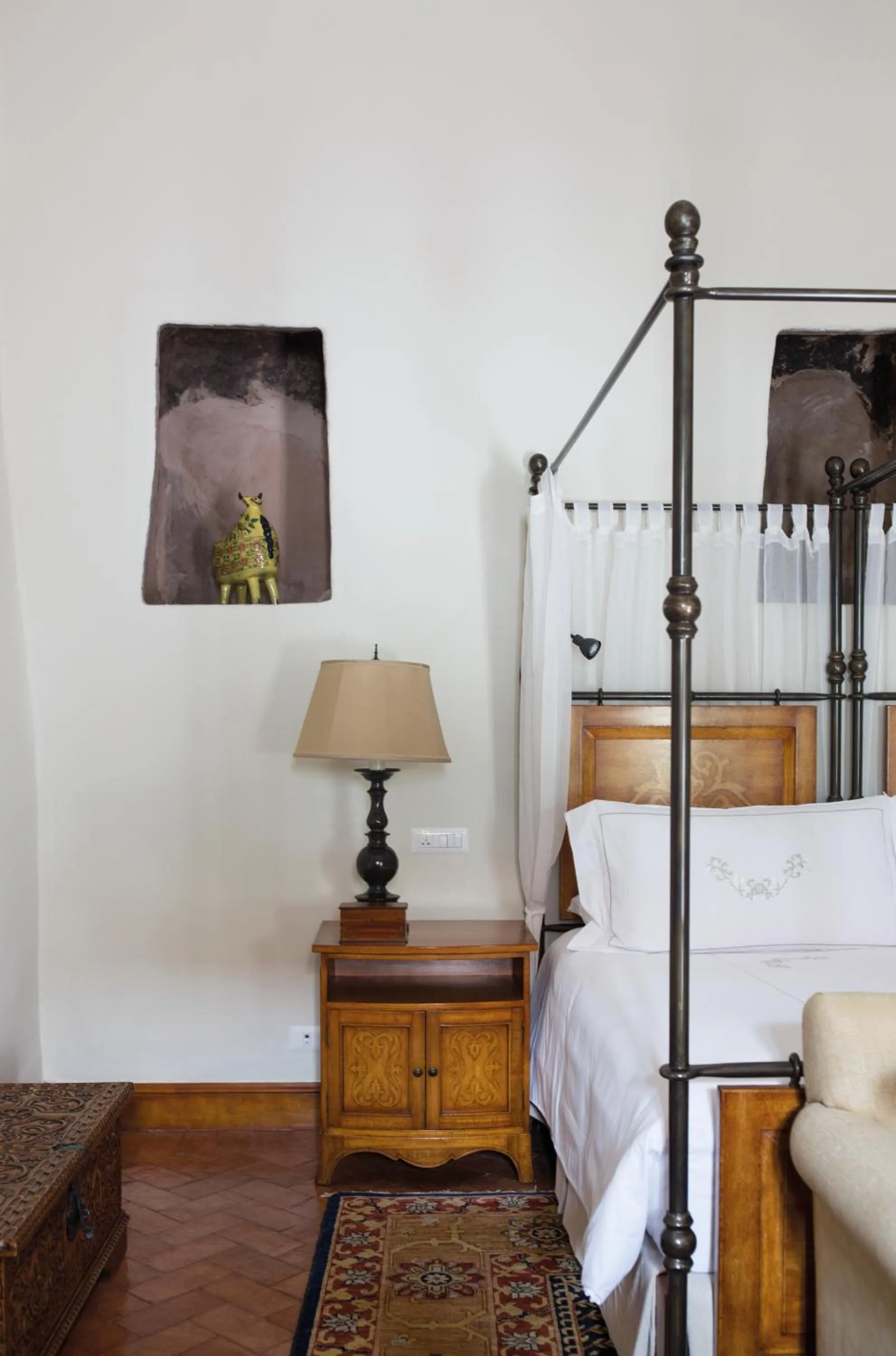 Bedroom, Bed in Palacio Nazarenas, A Belmond Hotel, Cusco