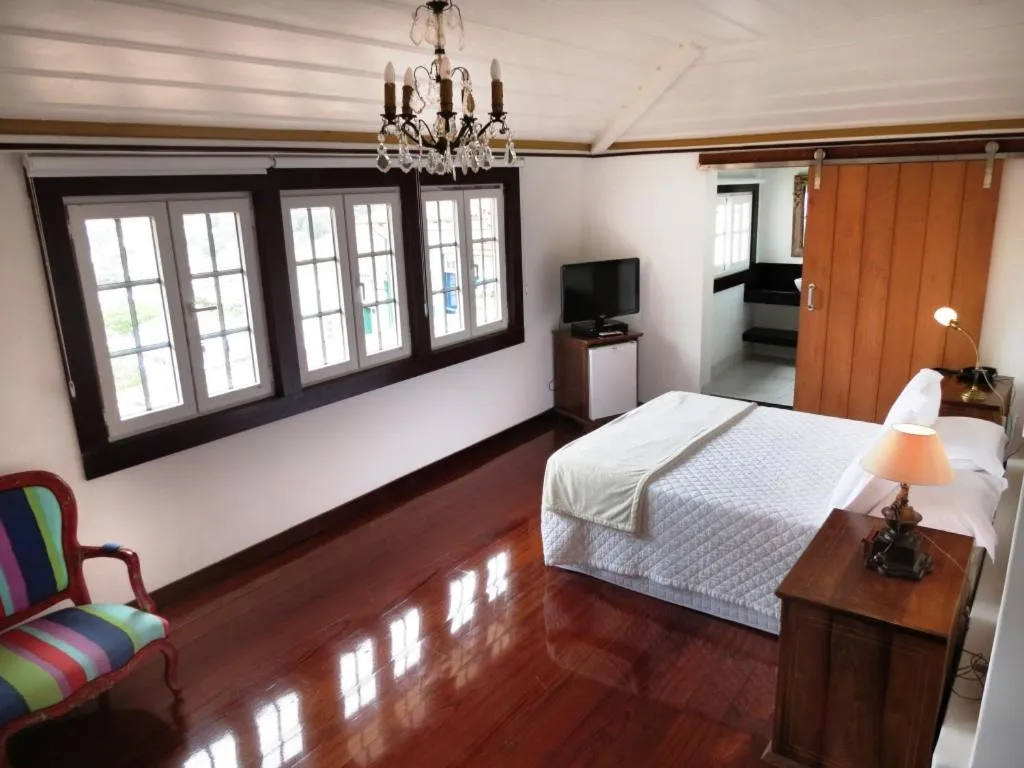 Bed in Pousada do Mondego