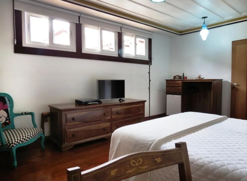 Bed in Pousada do Mondego