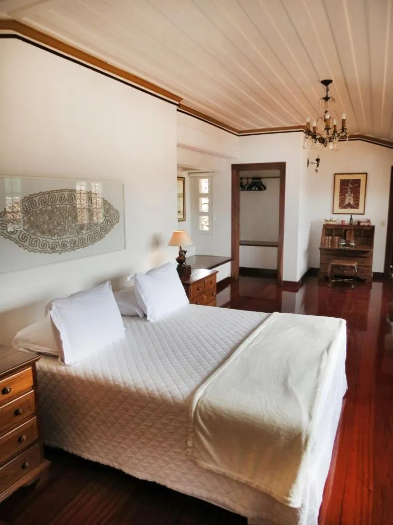 Bed in Pousada do Mondego