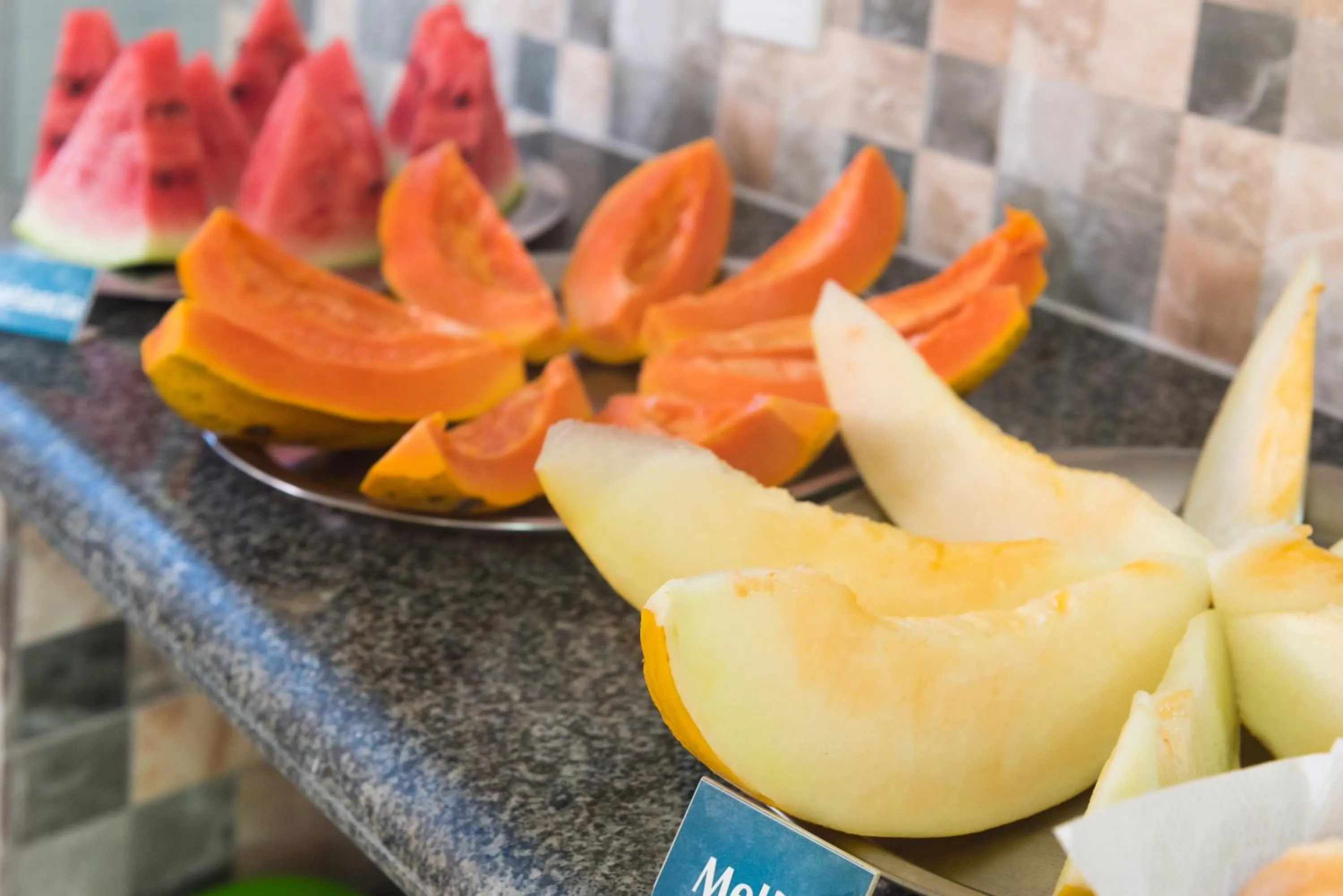 Buffet breakfast in Pousada Brisa do Mar