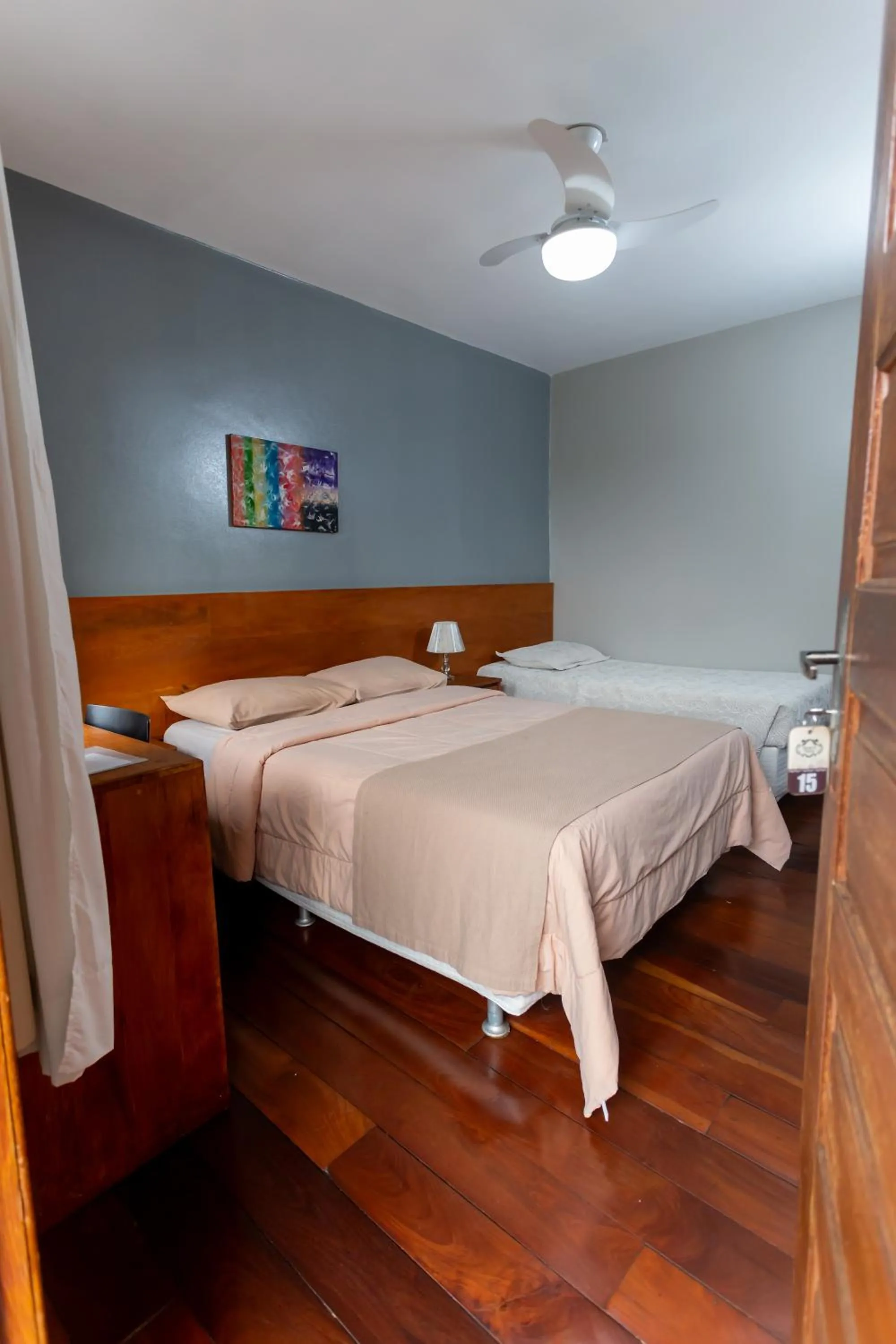 Bed in Pousada do Chafariz
