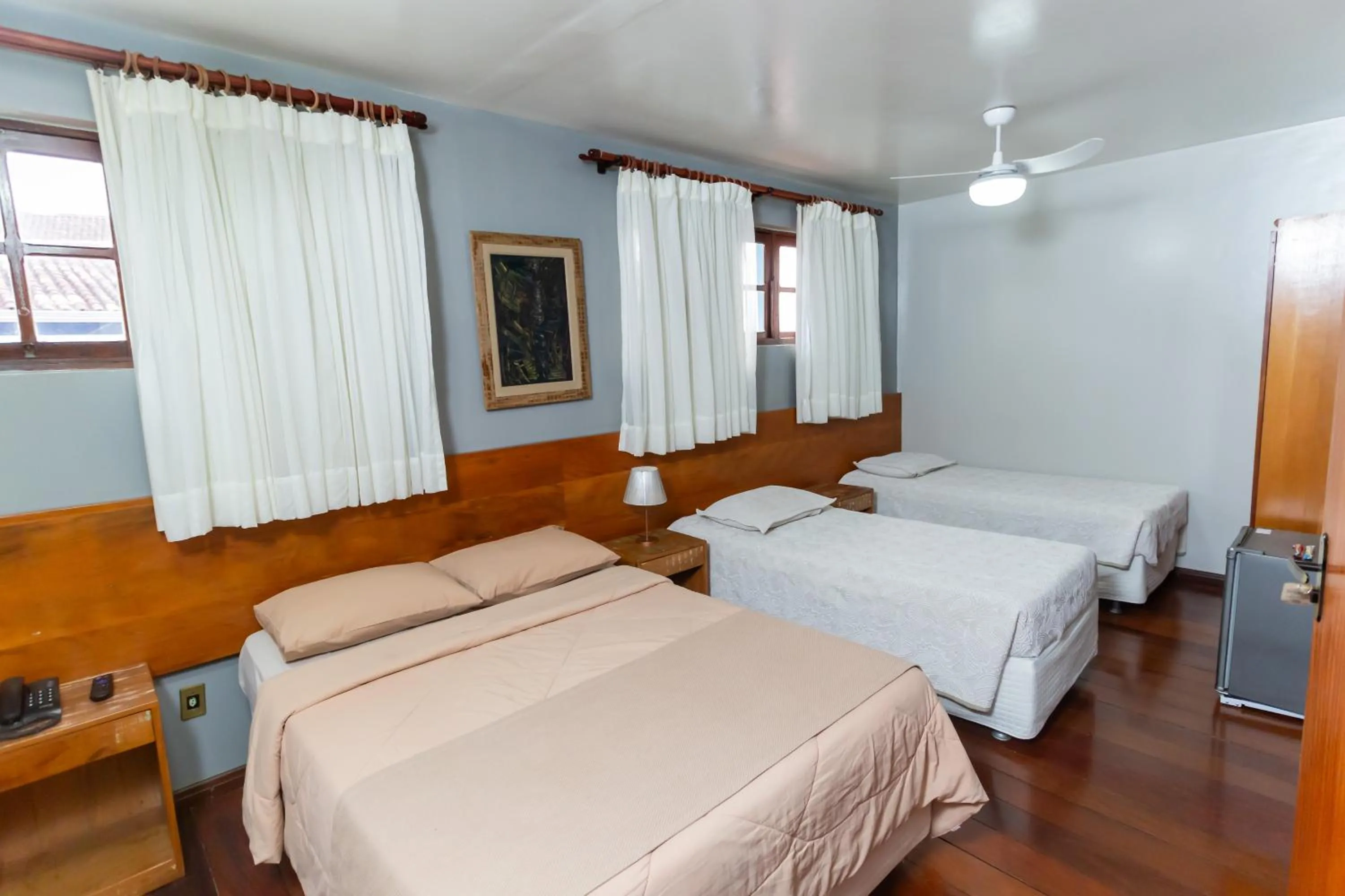Bed in Pousada do Chafariz