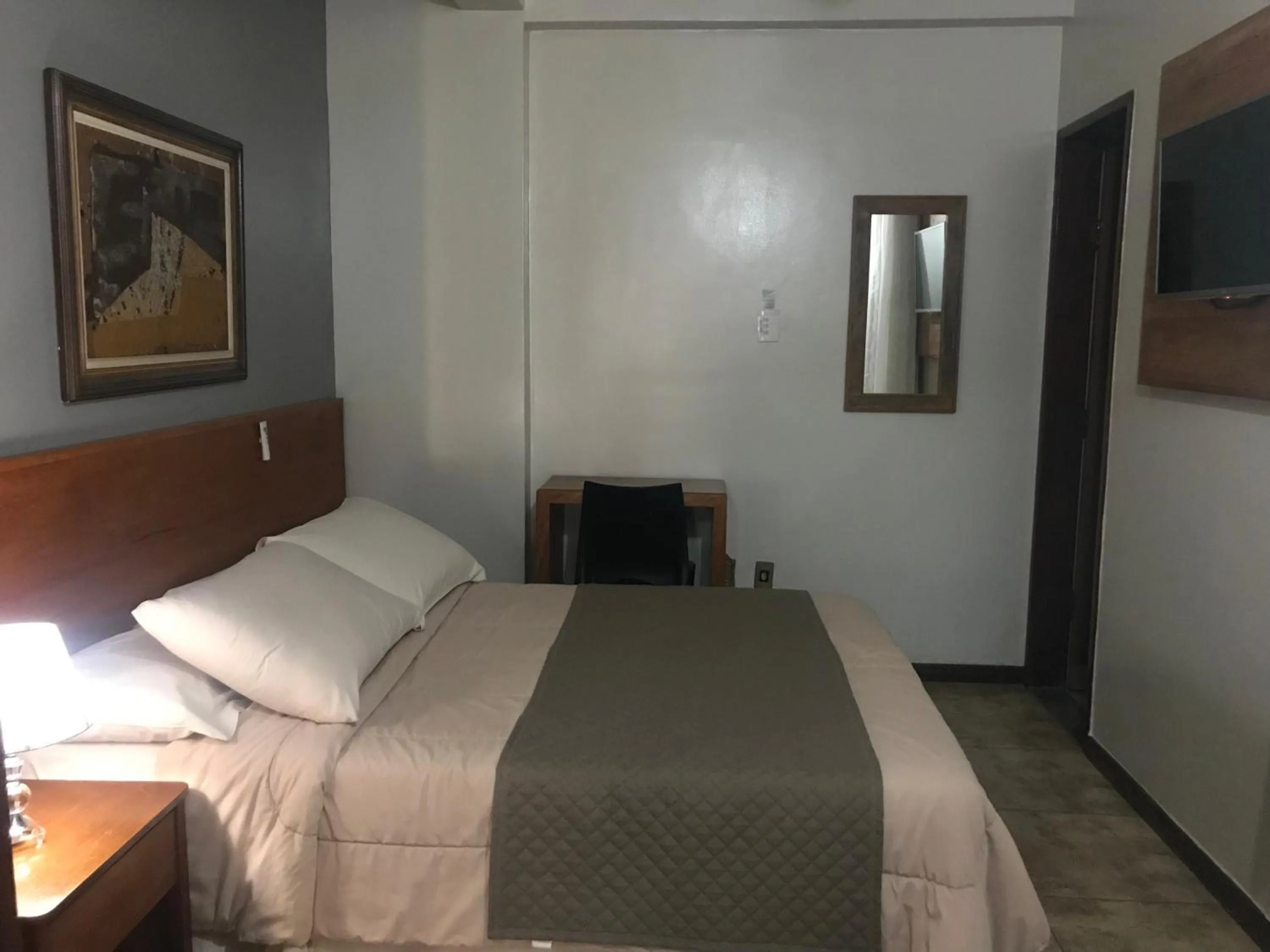 Bed in Pousada do Chafariz