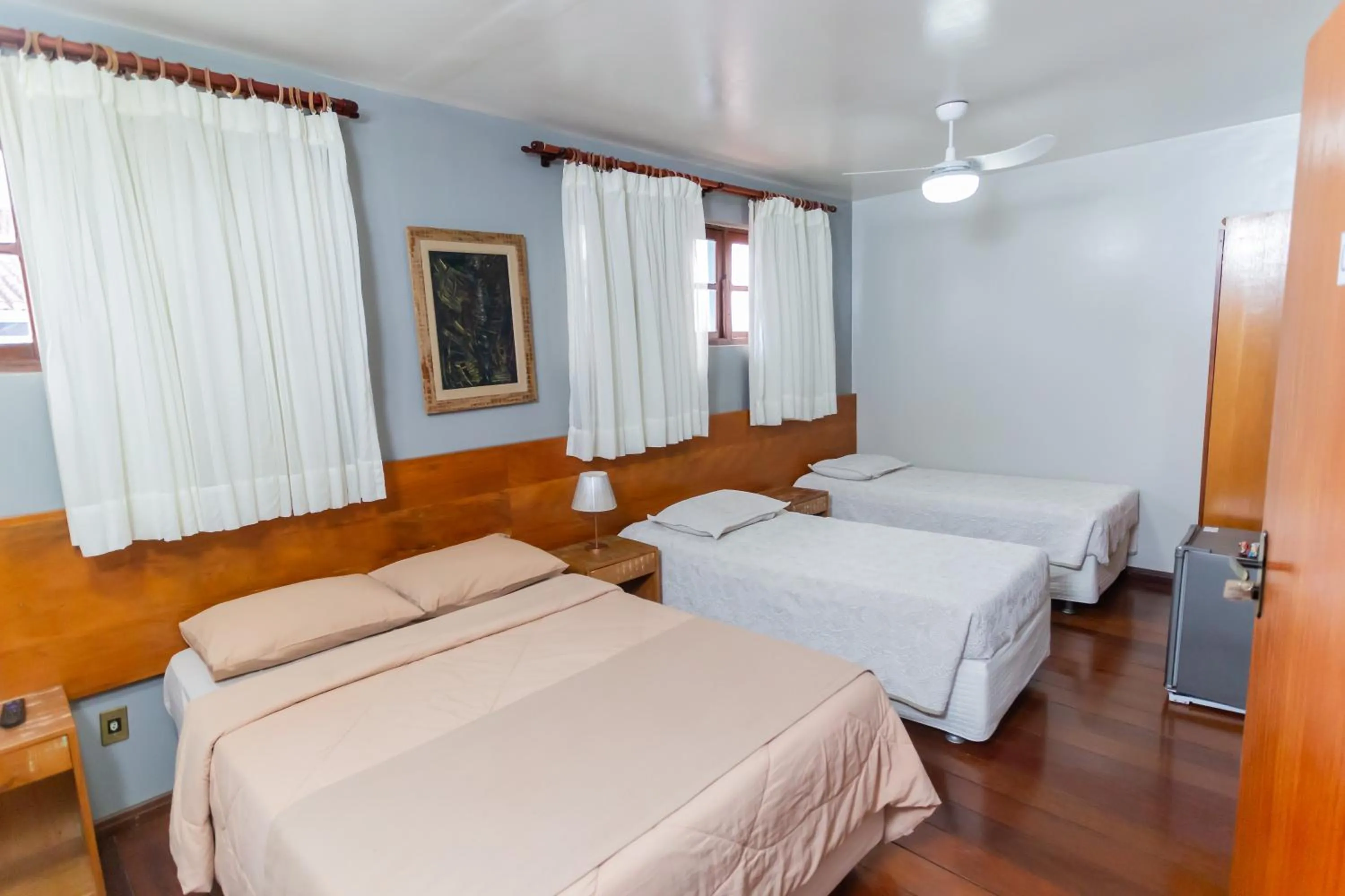 Bed in Pousada do Chafariz
