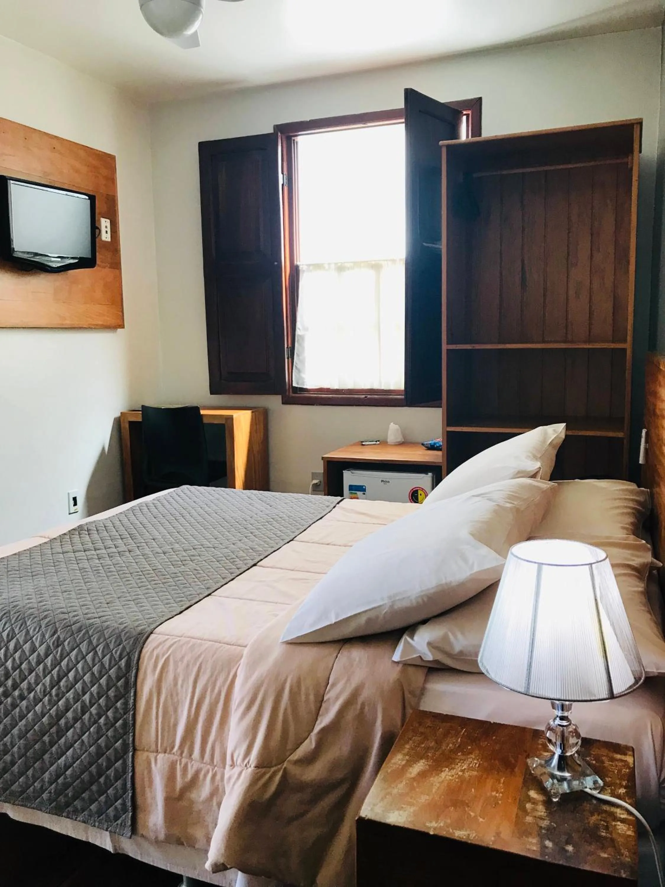 Bed in Pousada do Chafariz