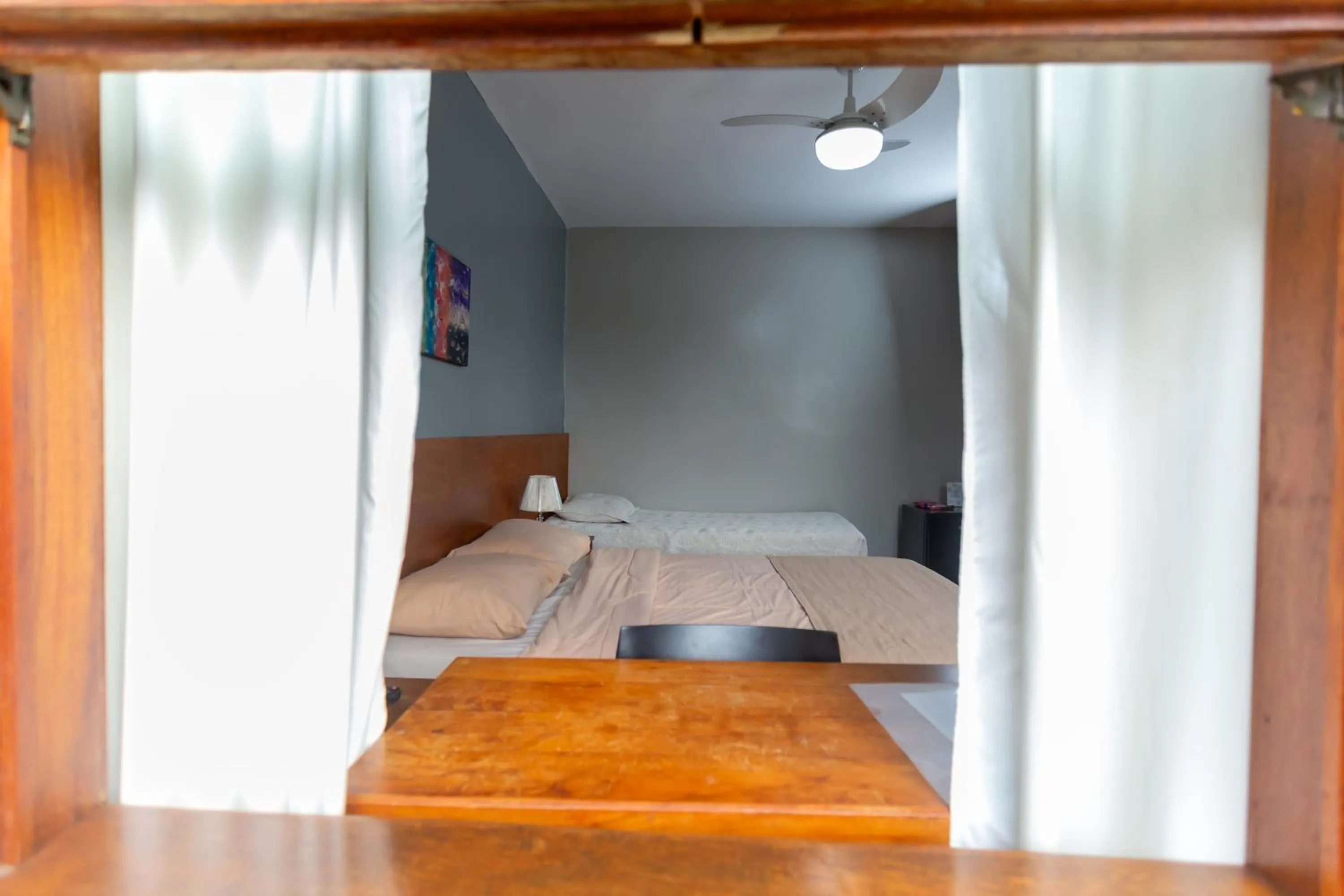 Bed in Pousada do Chafariz