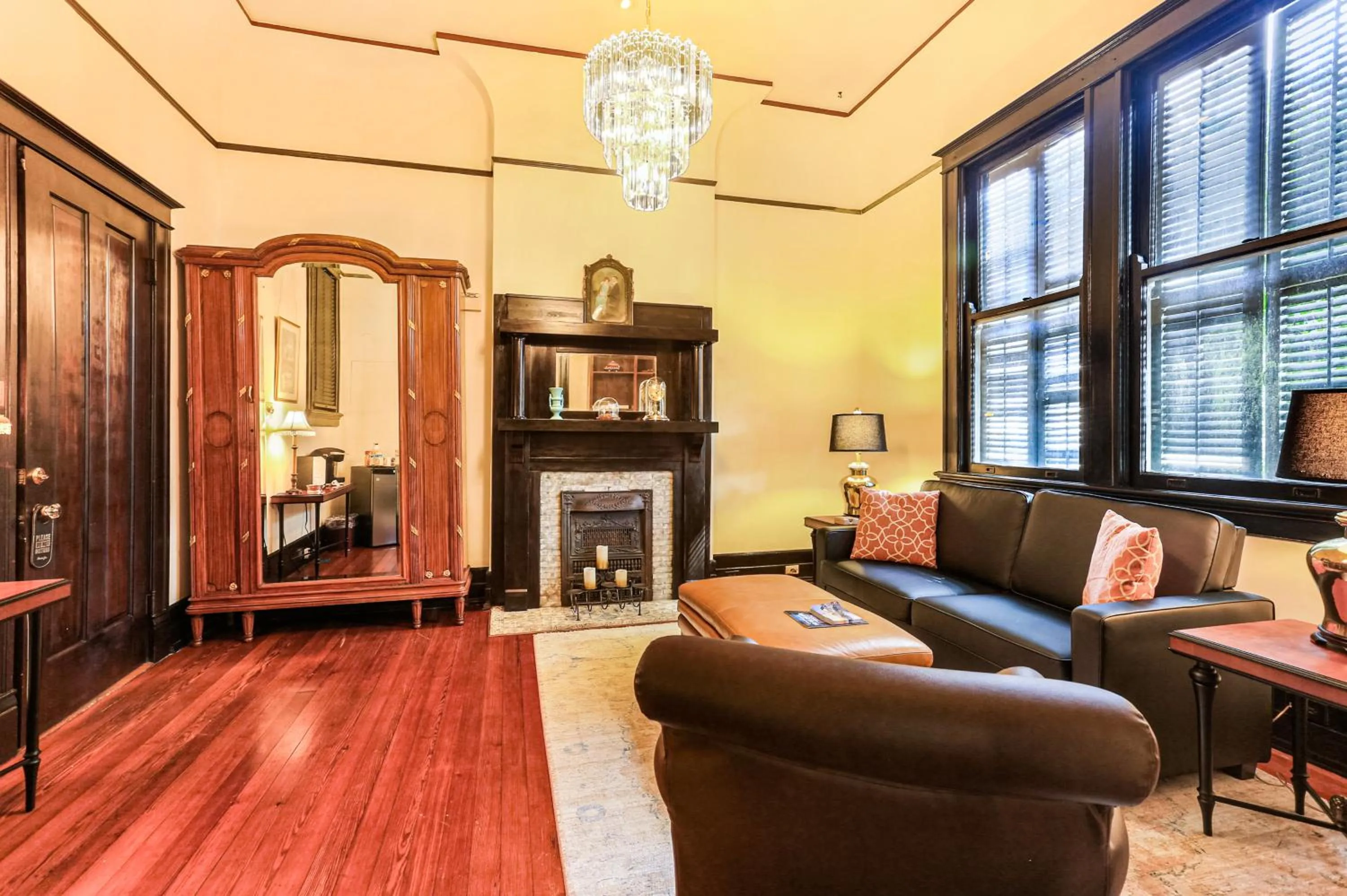 Seating area in Canal Street Inn