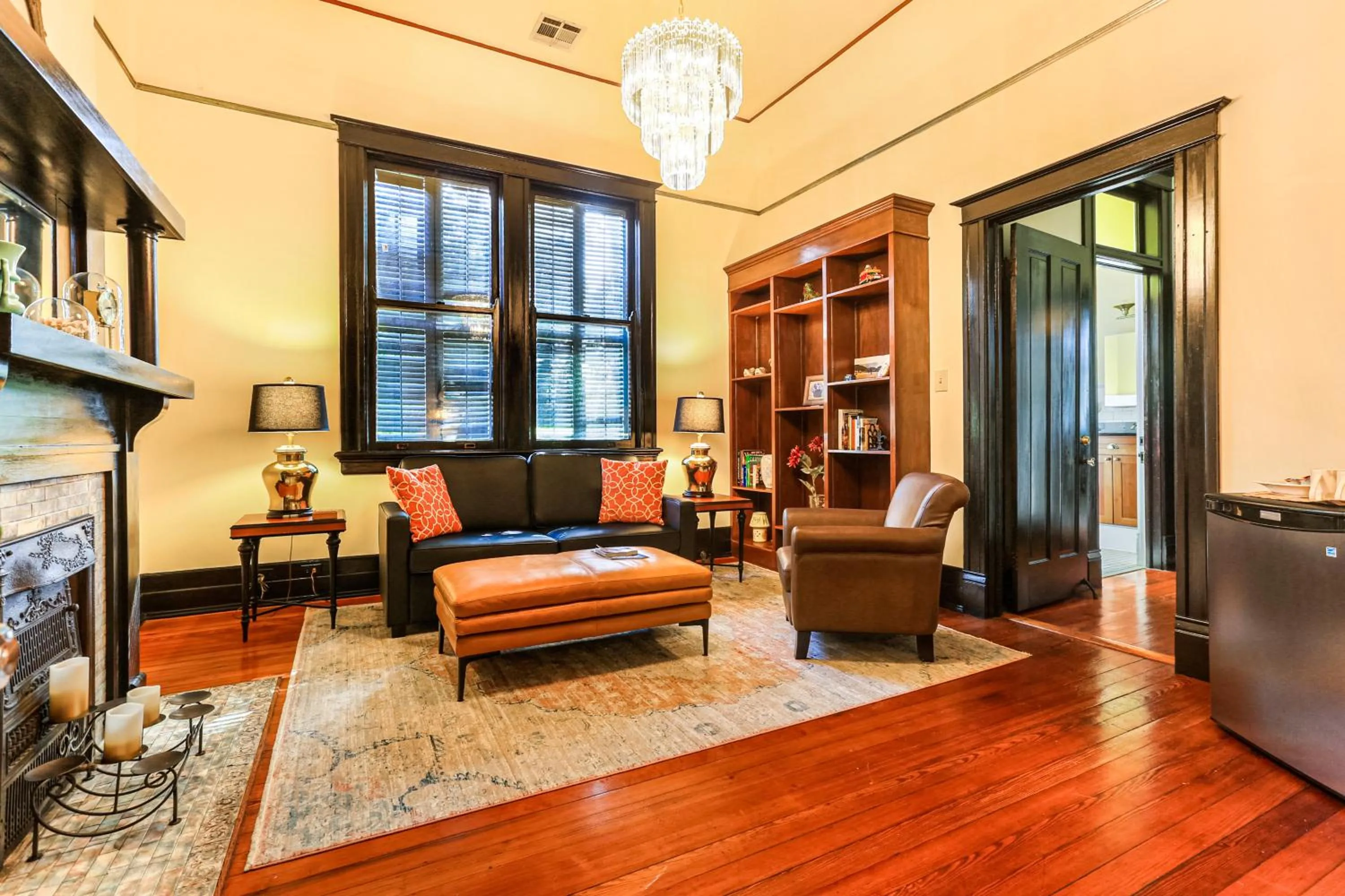Seating area in Canal Street Inn