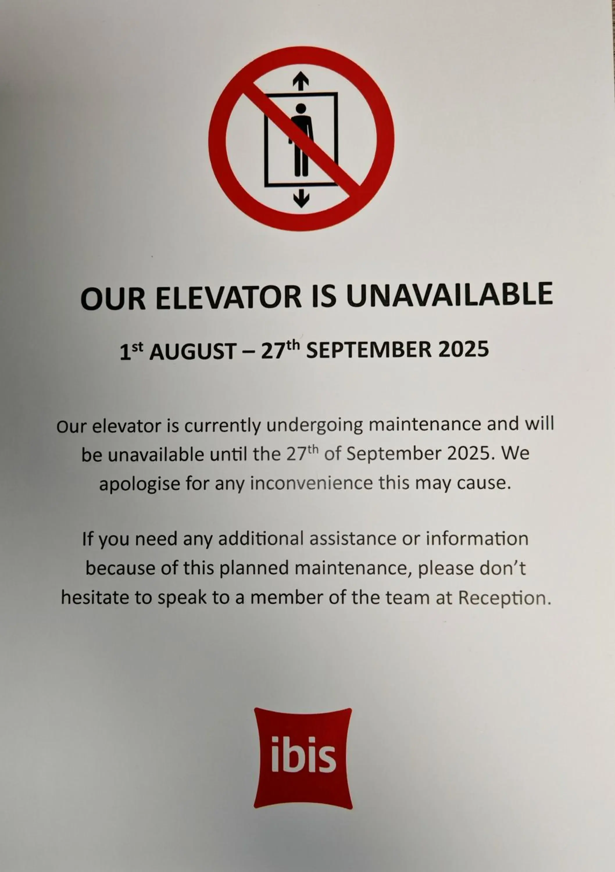 Property building in ibis Leicester Property building in ibis Leicester