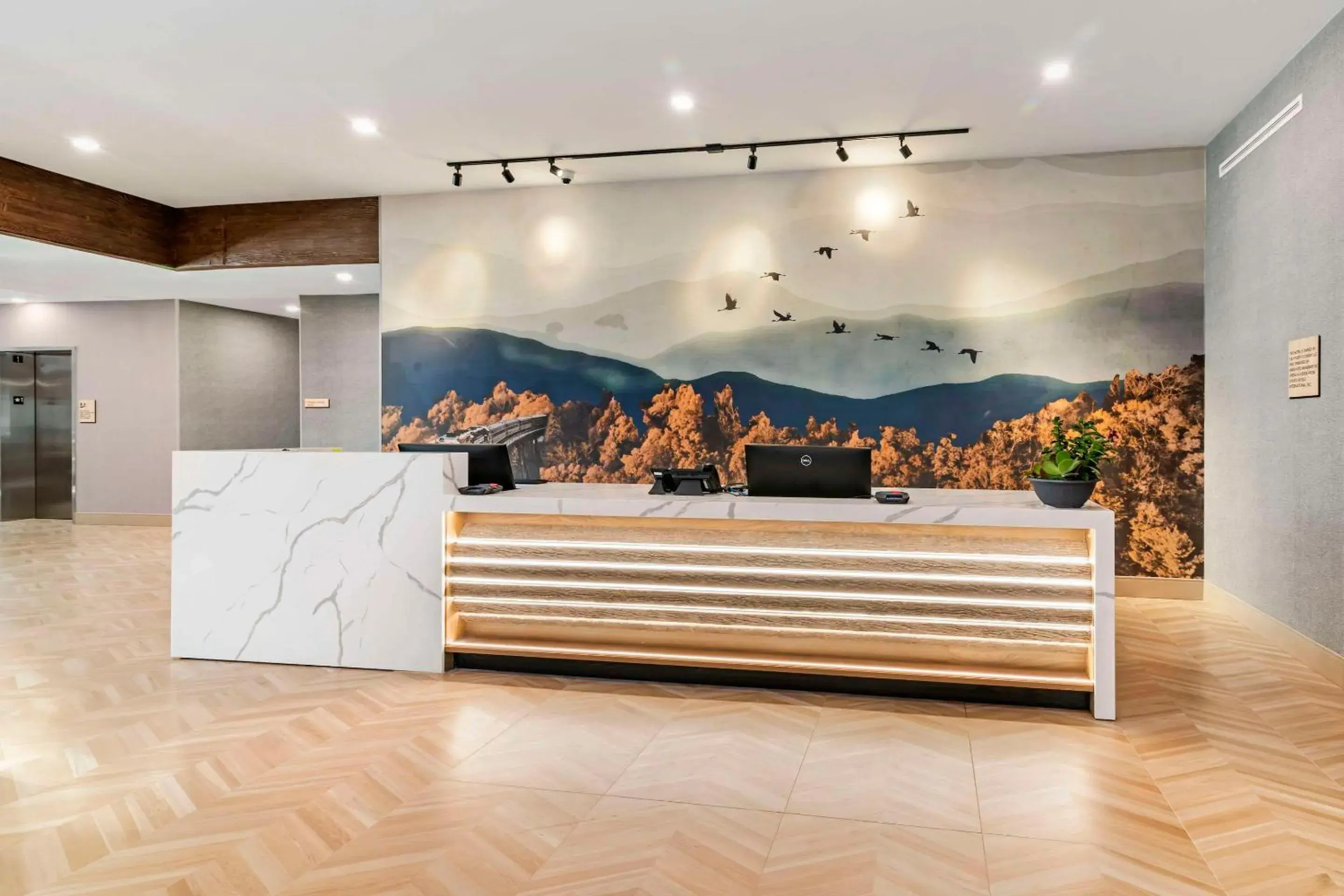 Lobby or reception in Cambria Hotel North Conway Lobby or reception in Cambria Hotel North Conway