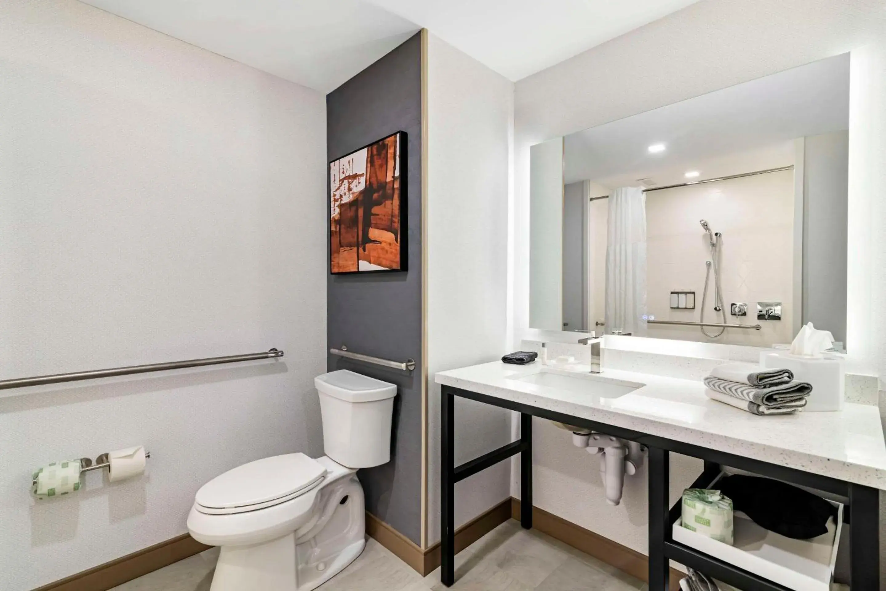 Bathroom in Cambria Hotel North Conway Bathroom in Cambria Hotel North Conway