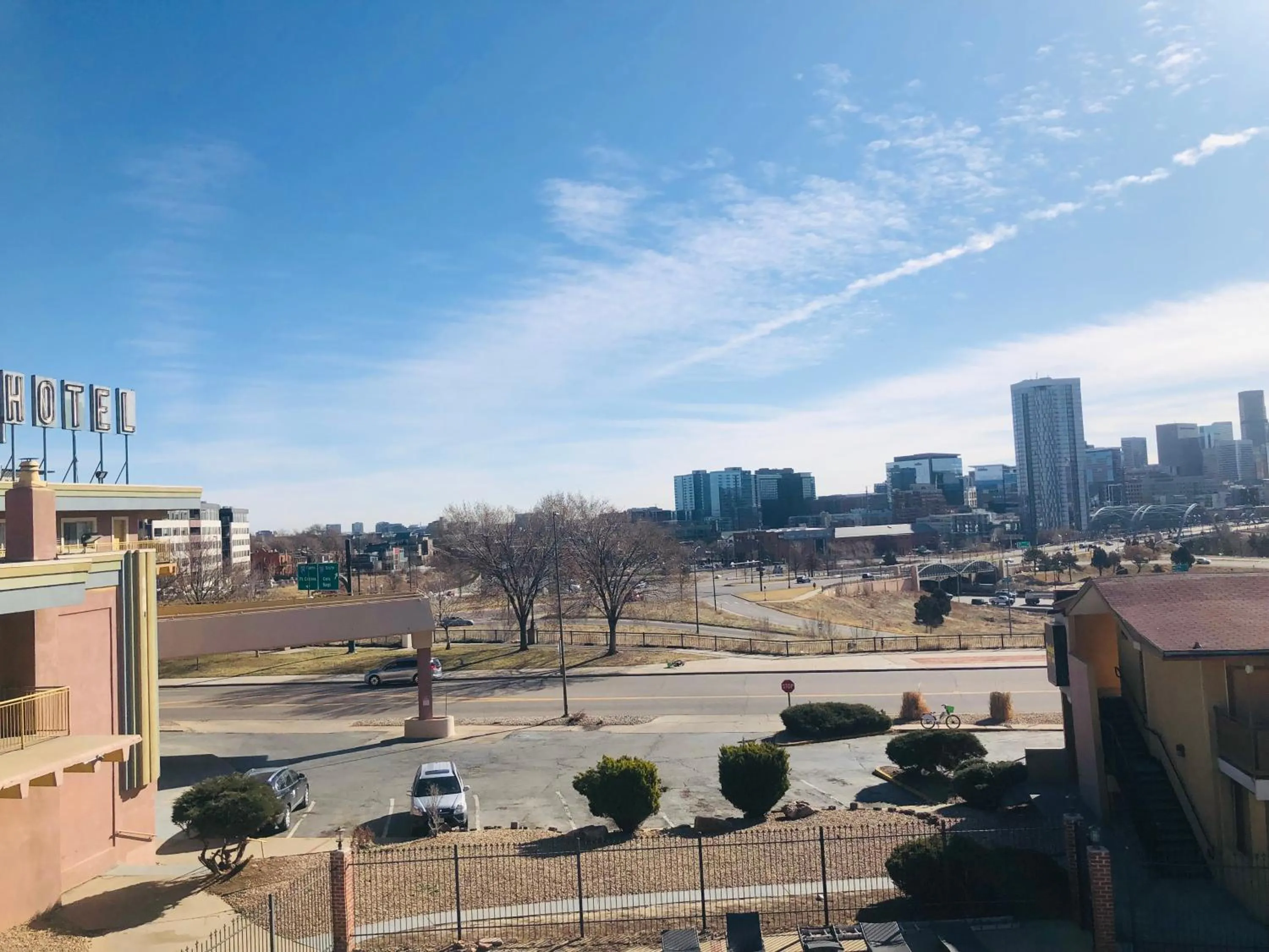 City view in Budget Inn Denver Downtown