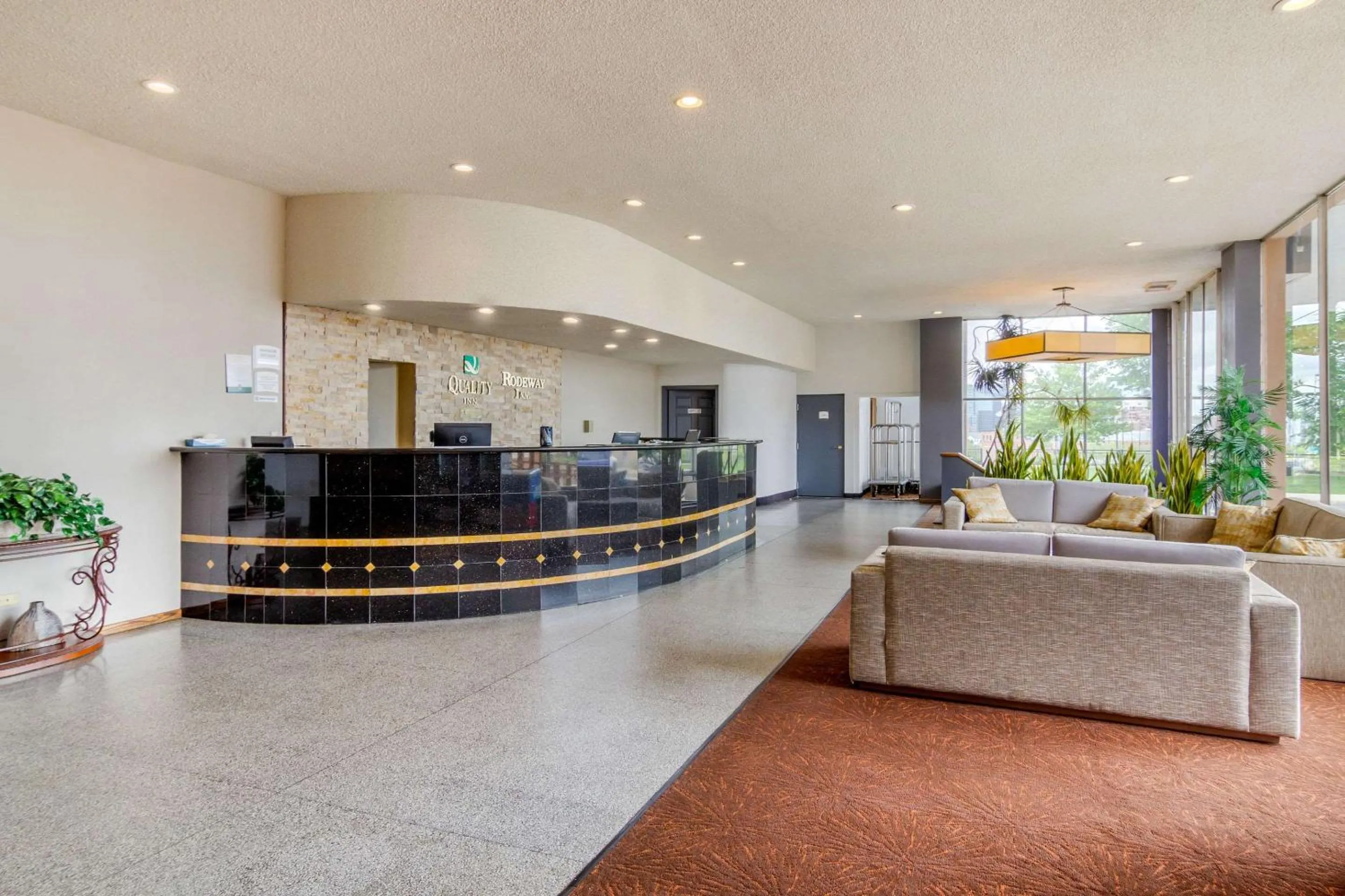 Lobby or reception in Budget Inn Denver Downtown