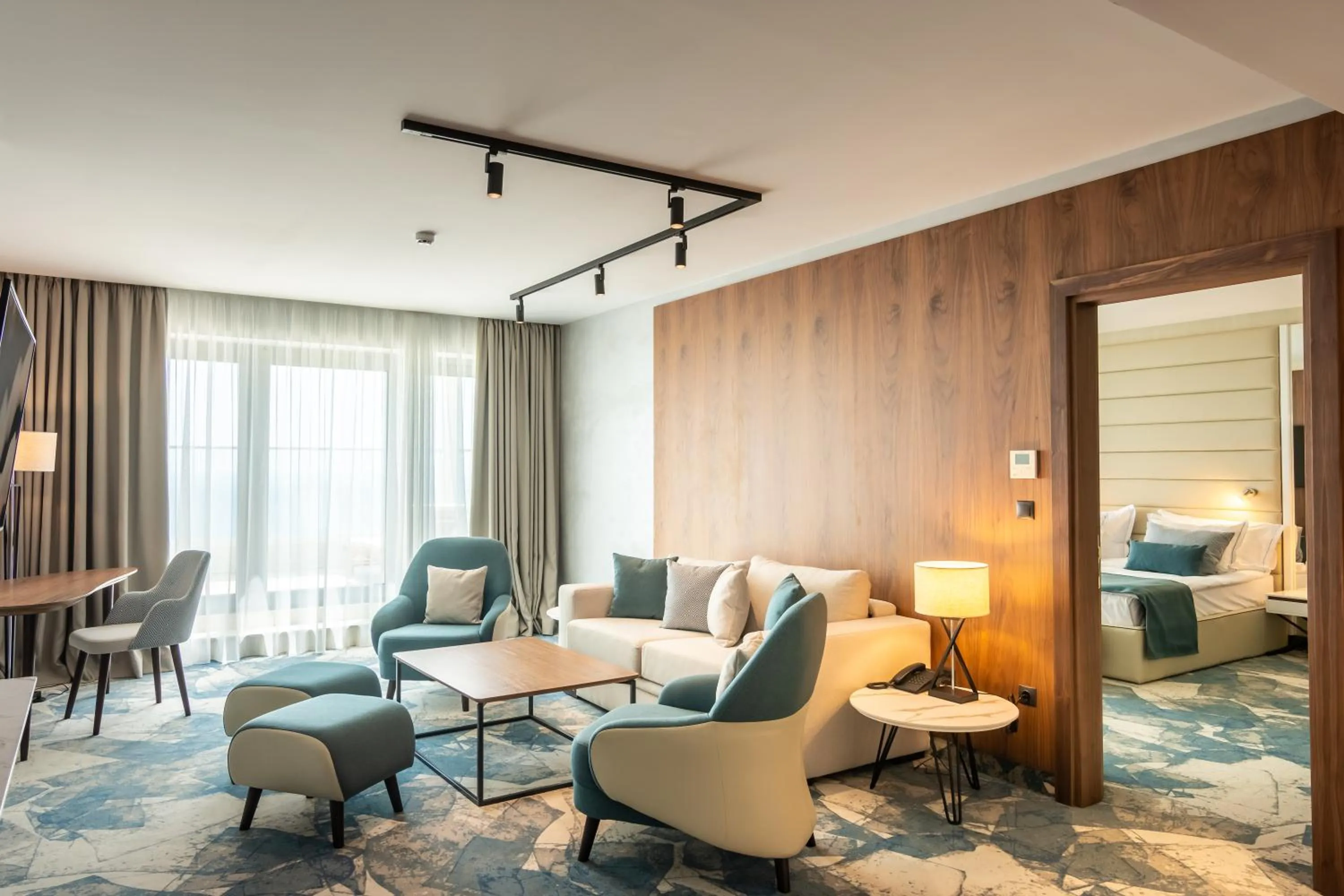 Living room in Astoria Hotel All Inclusive & Private Beach