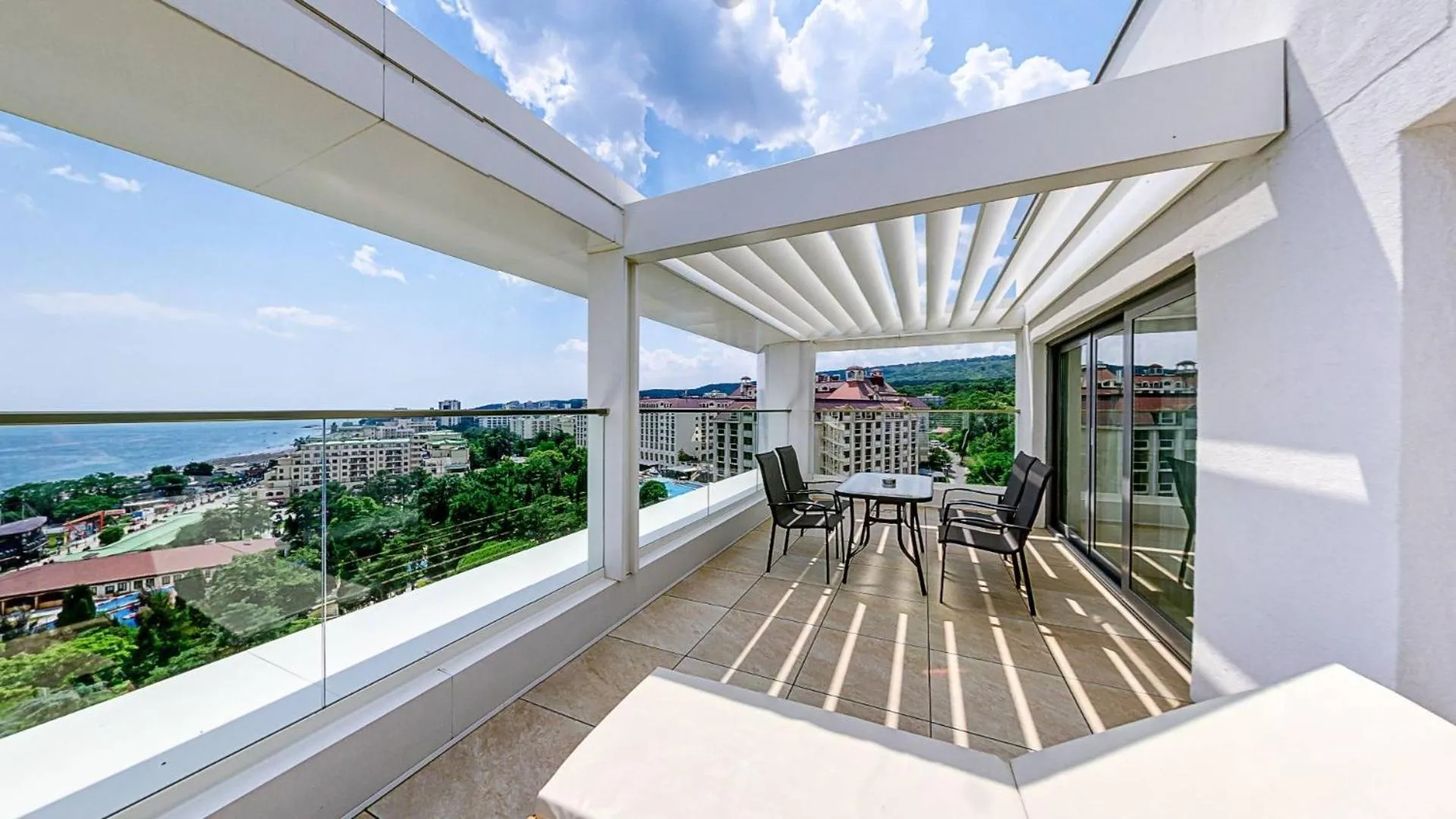 Balcony/Terrace in Astoria Hotel All Inclusive & Private Beach