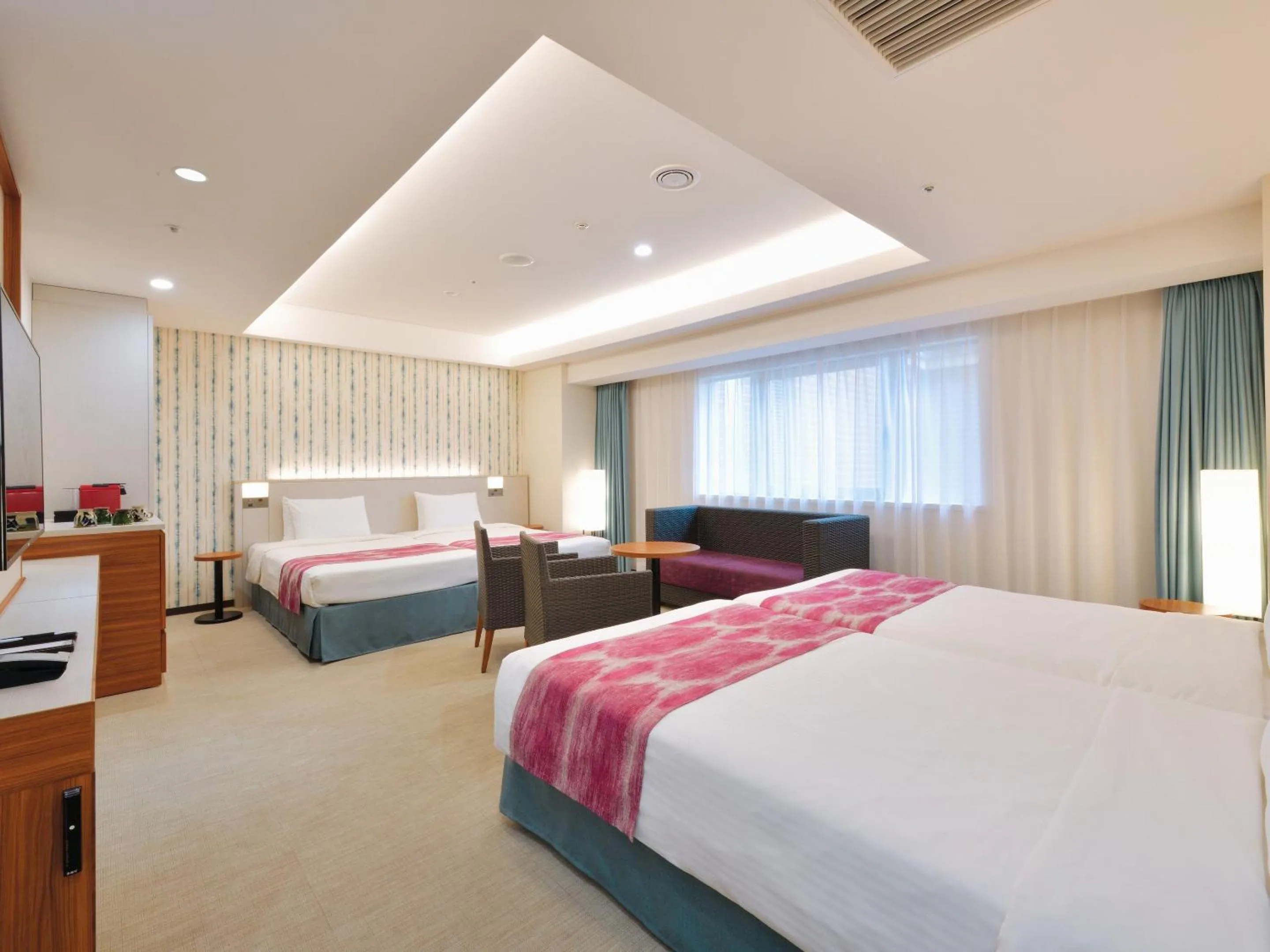 Photo of the whole room, Bed in Hotel JAL City Naha